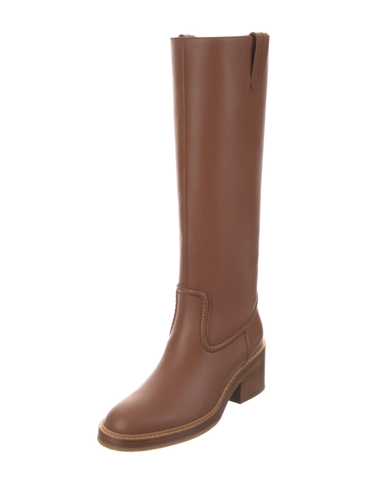 Chloé Leather Riding Boots