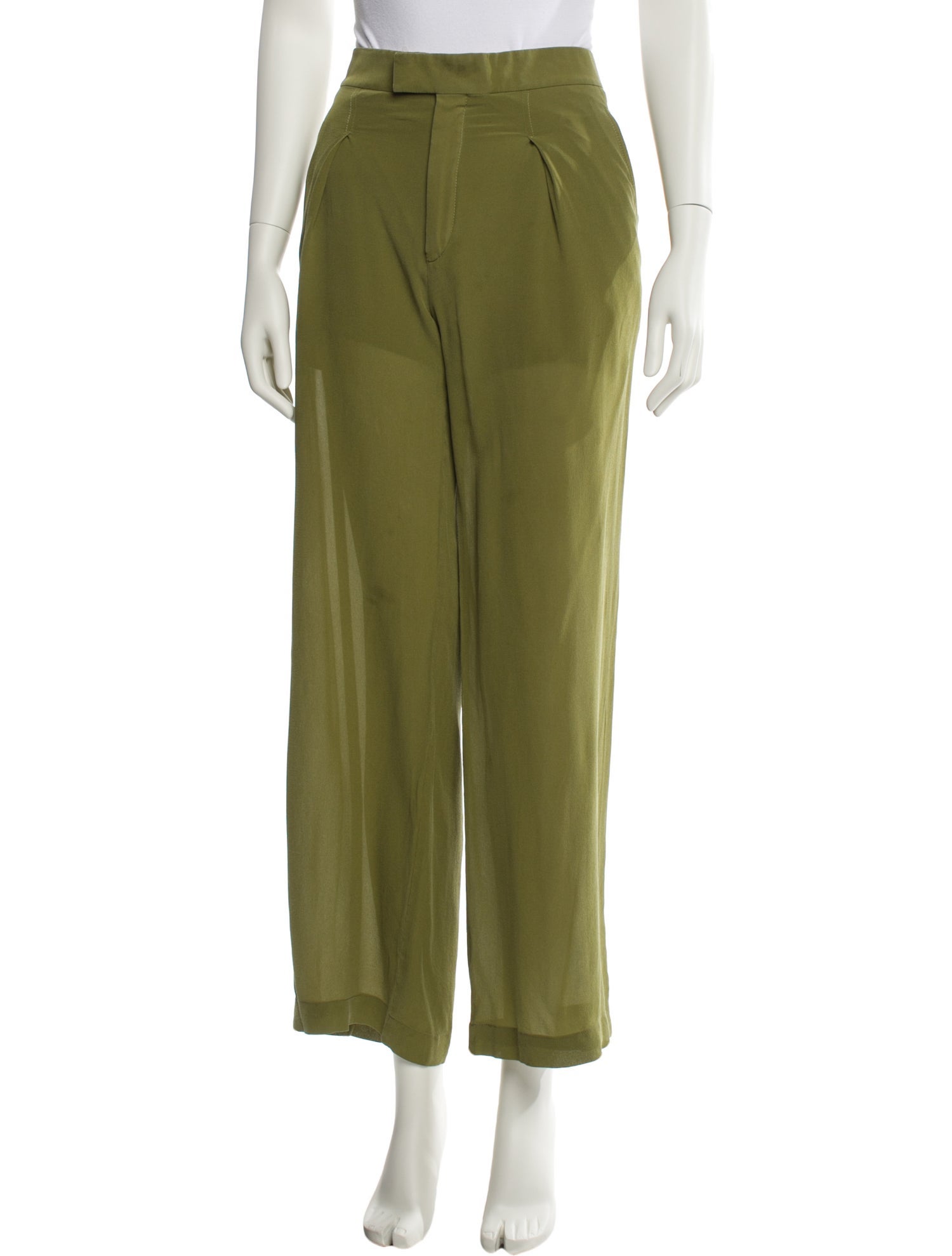 Chloé Silk Wide Leg Pants