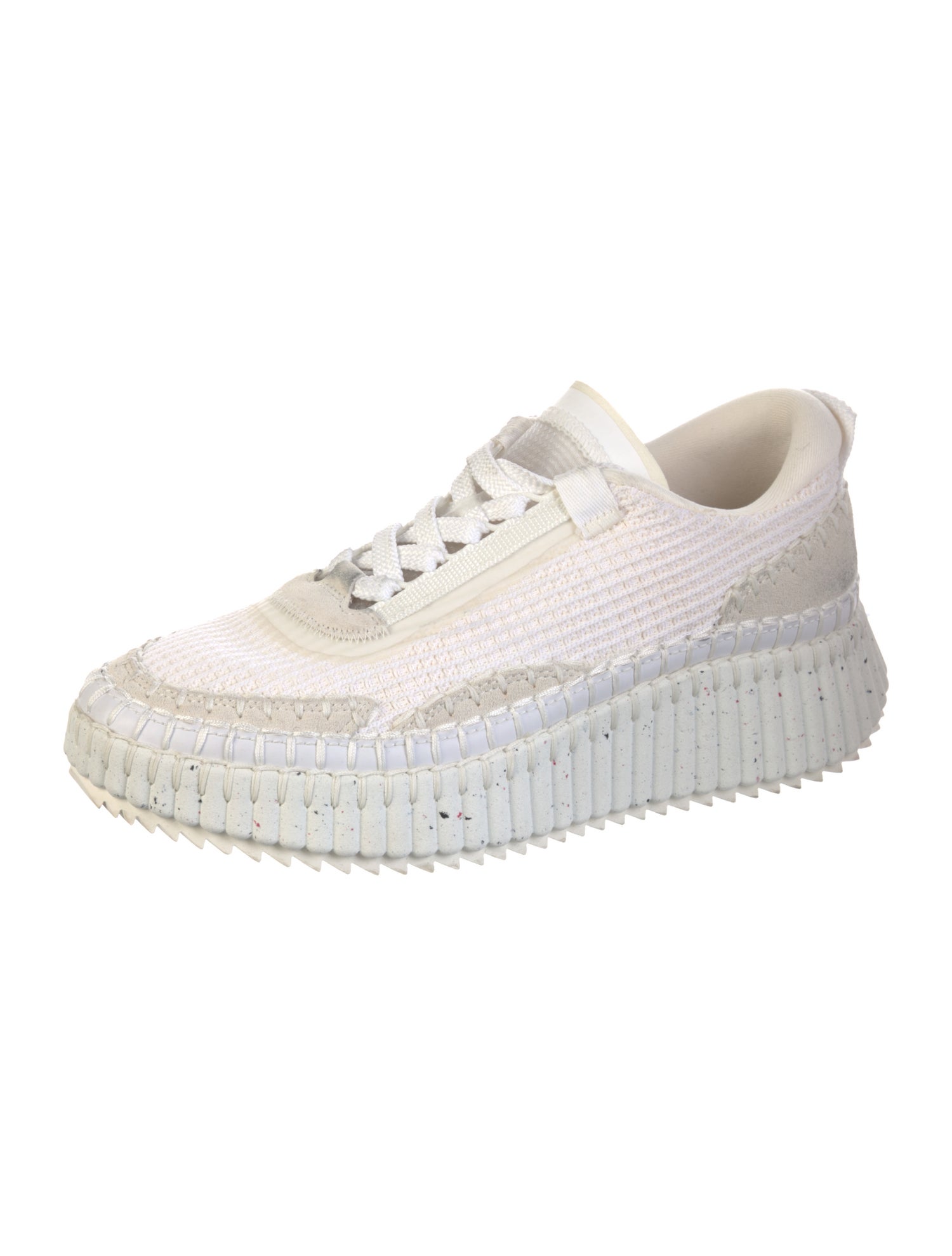 Chloé Whipstitch Trim Sneakers