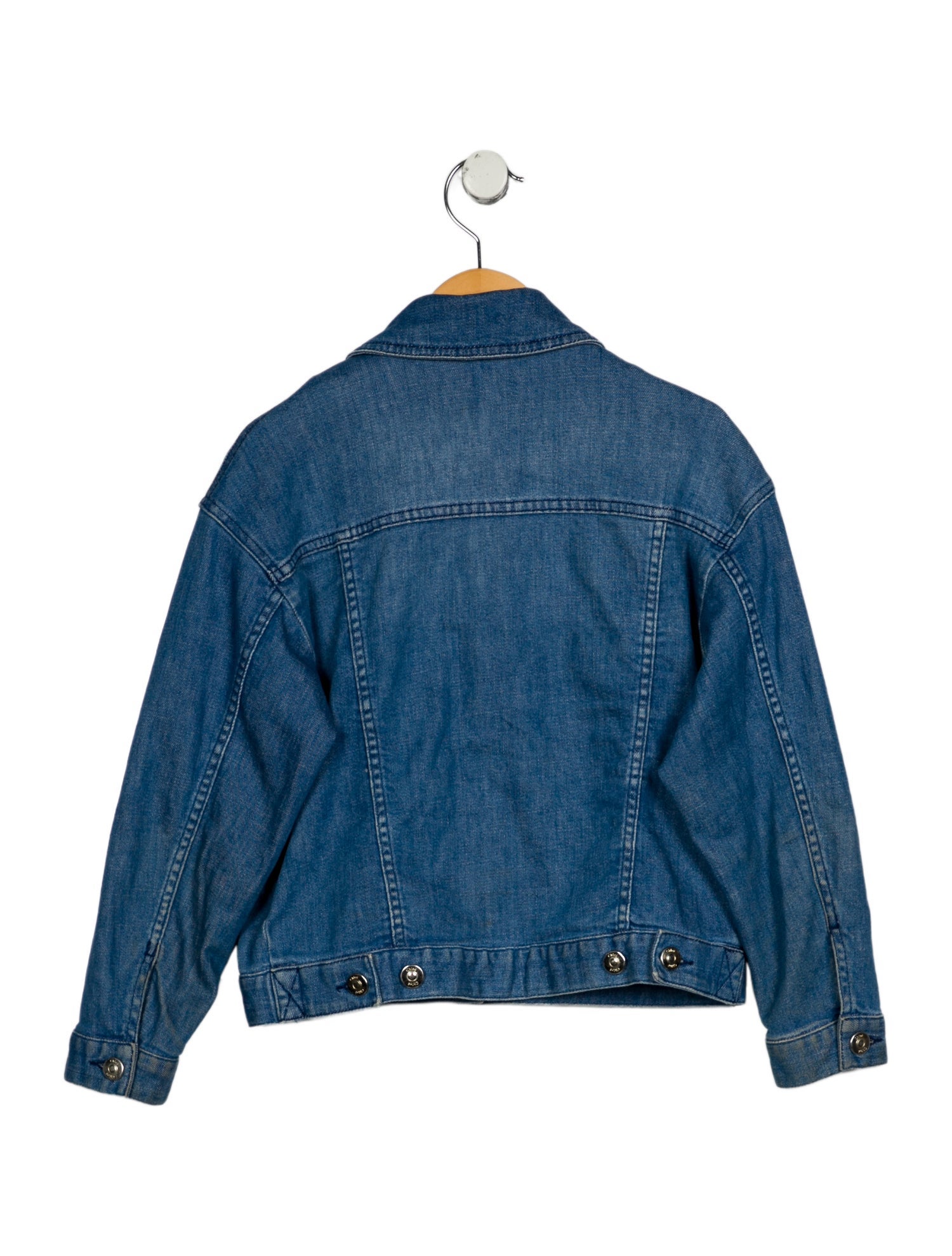 Chloé Kid Girls' Denim Embroidered Jacket