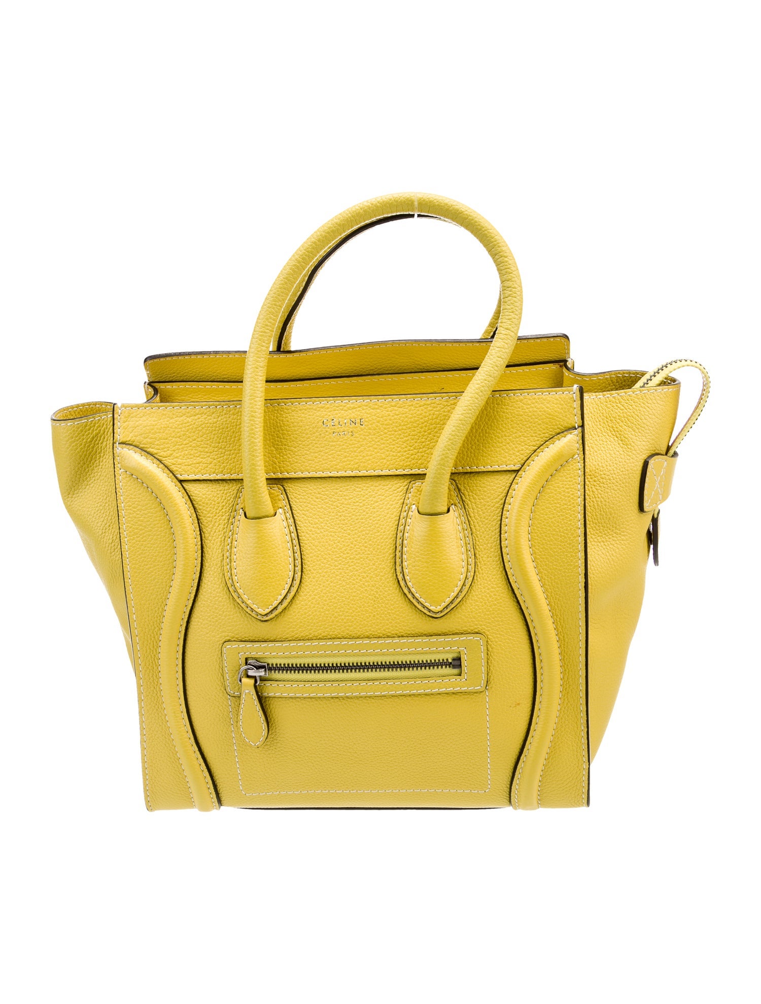 Celine Leather Luggage Phantom Micro