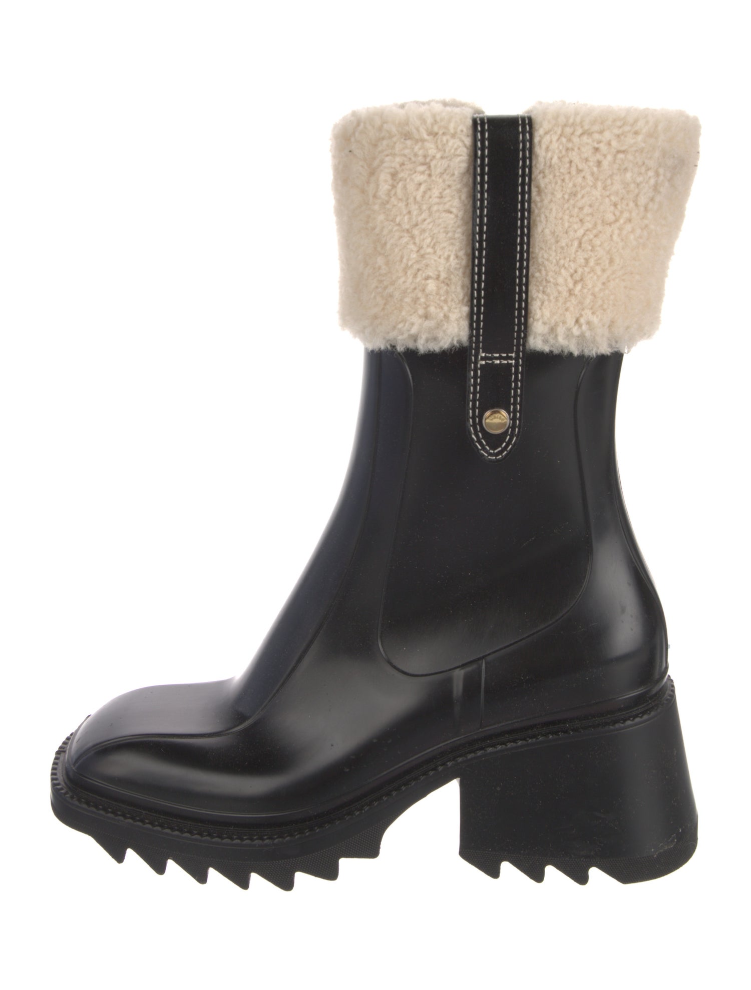 Chloé Leather Rain Boots