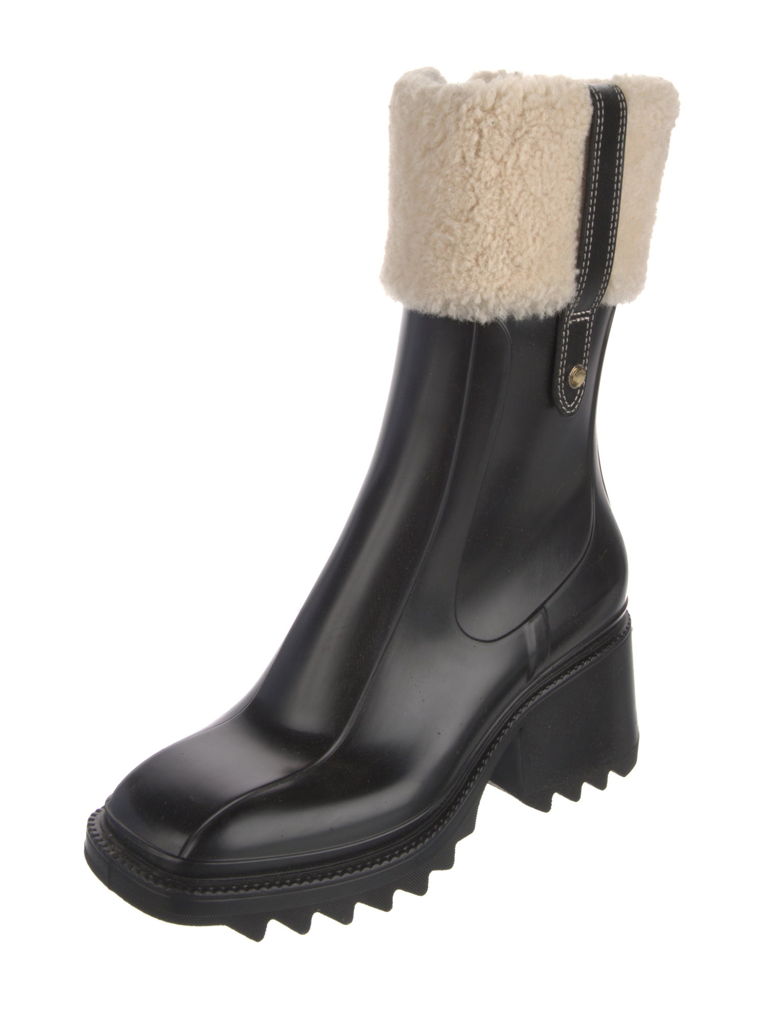 Chloé Leather Rain Boots
