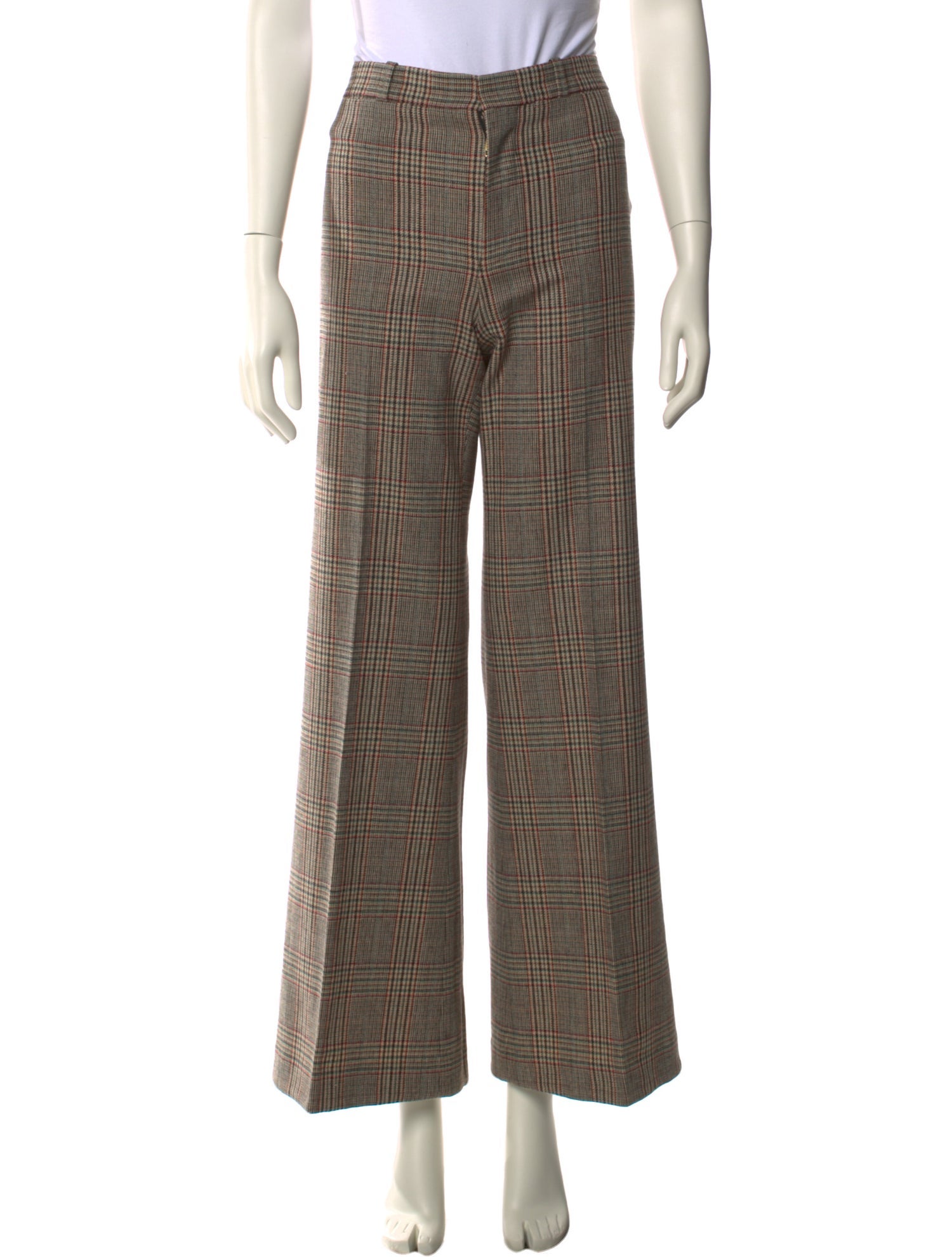 Chloé Virgin Wool Wide Leg Pants