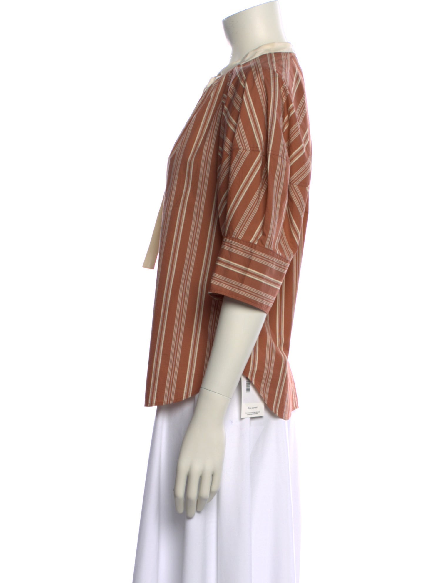 Chloé Silk Striped Blouse