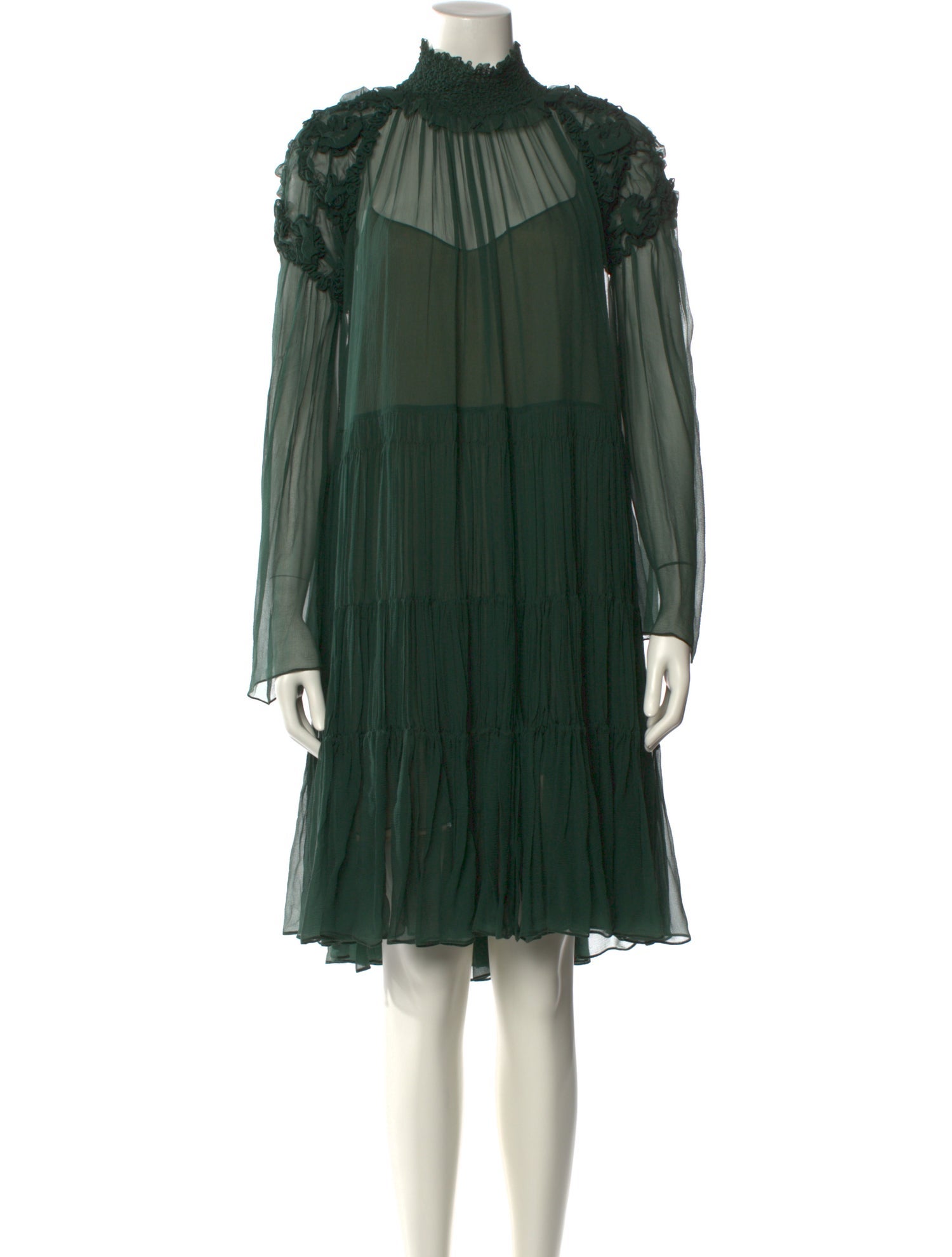 Chloé Silk Knee-Length Dress