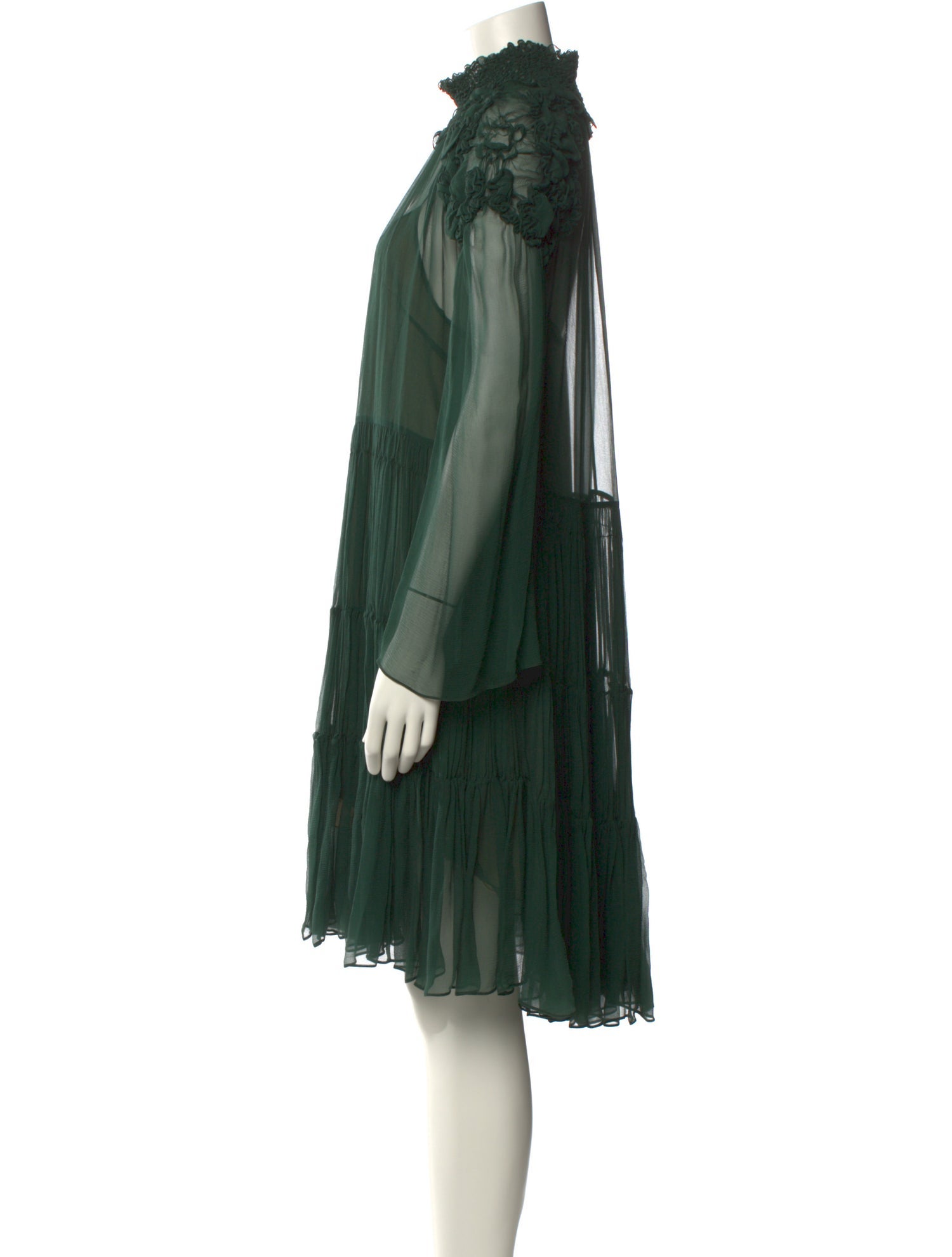 Chloé Silk Knee-Length Dress