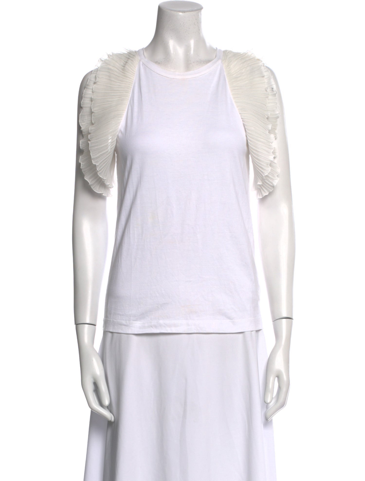 Chloé Crew Neck Sleeveless Top