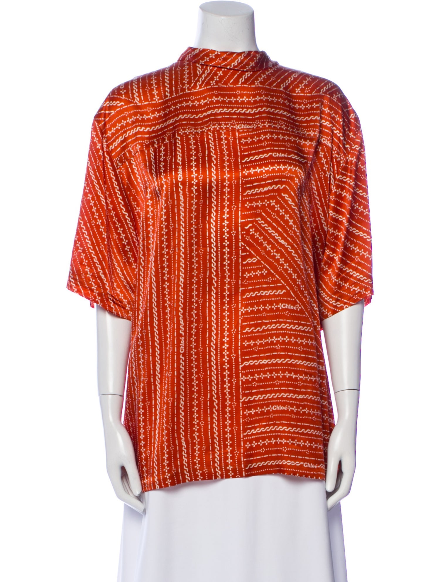 Chloé Silk Printed Tunic