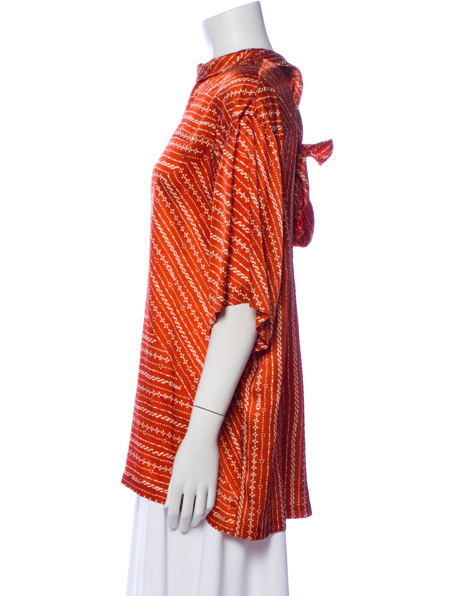 Chloé Silk Printed Tunic