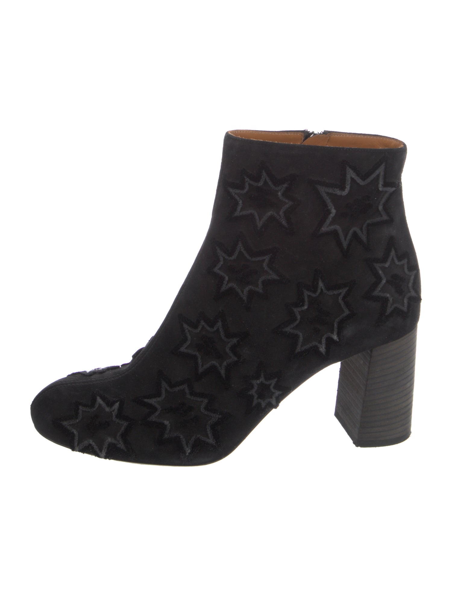 Chloé Suede Printed Boots