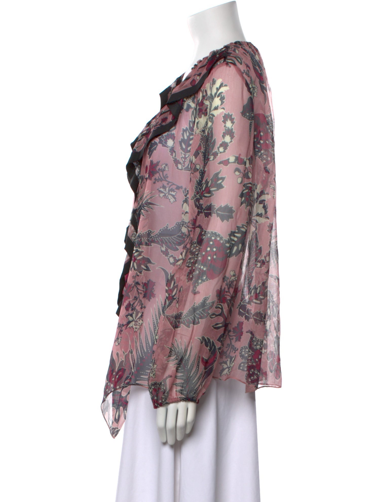 Chloé Silk Printed Blouse