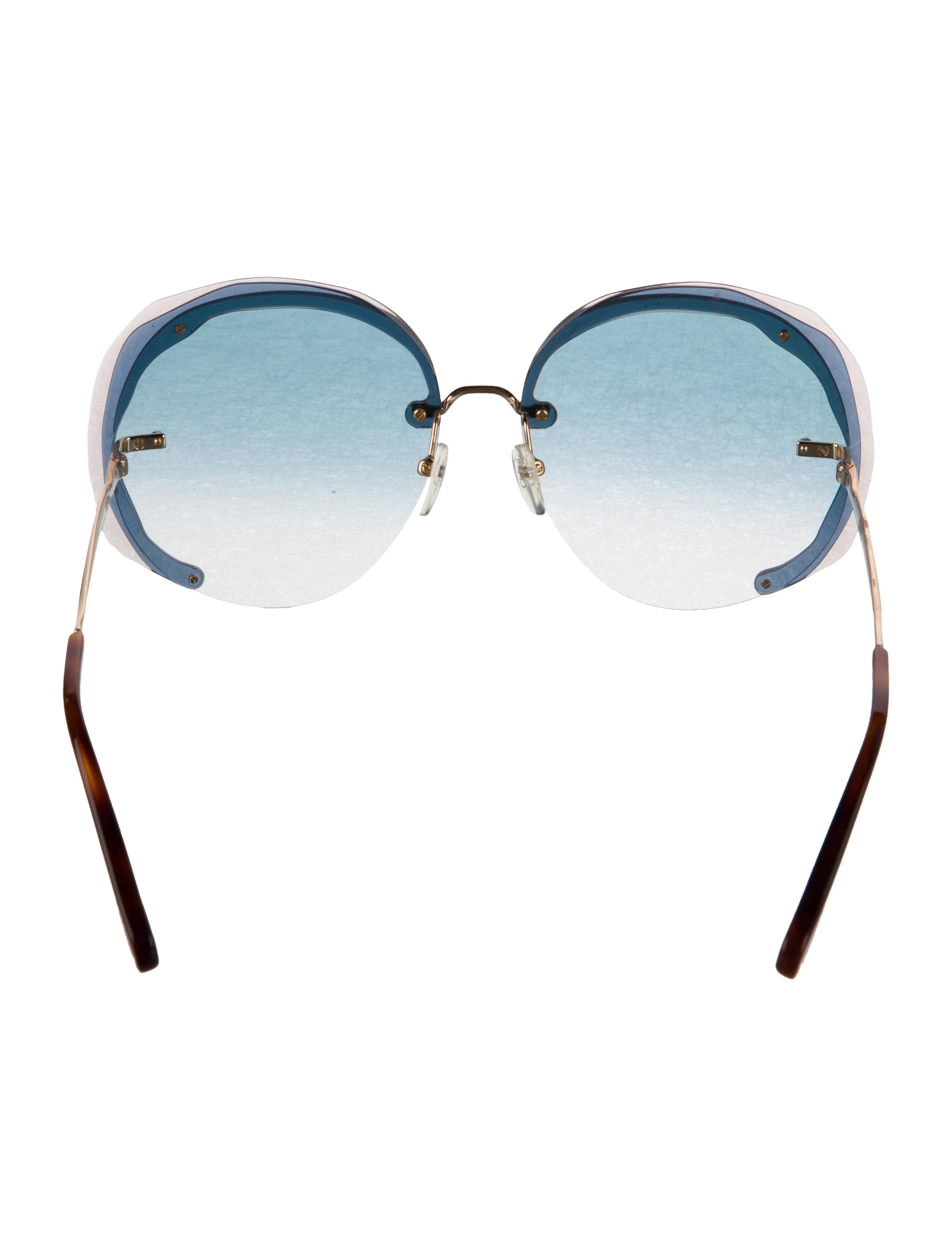 Chloé Oversize Gradient Sunglasses