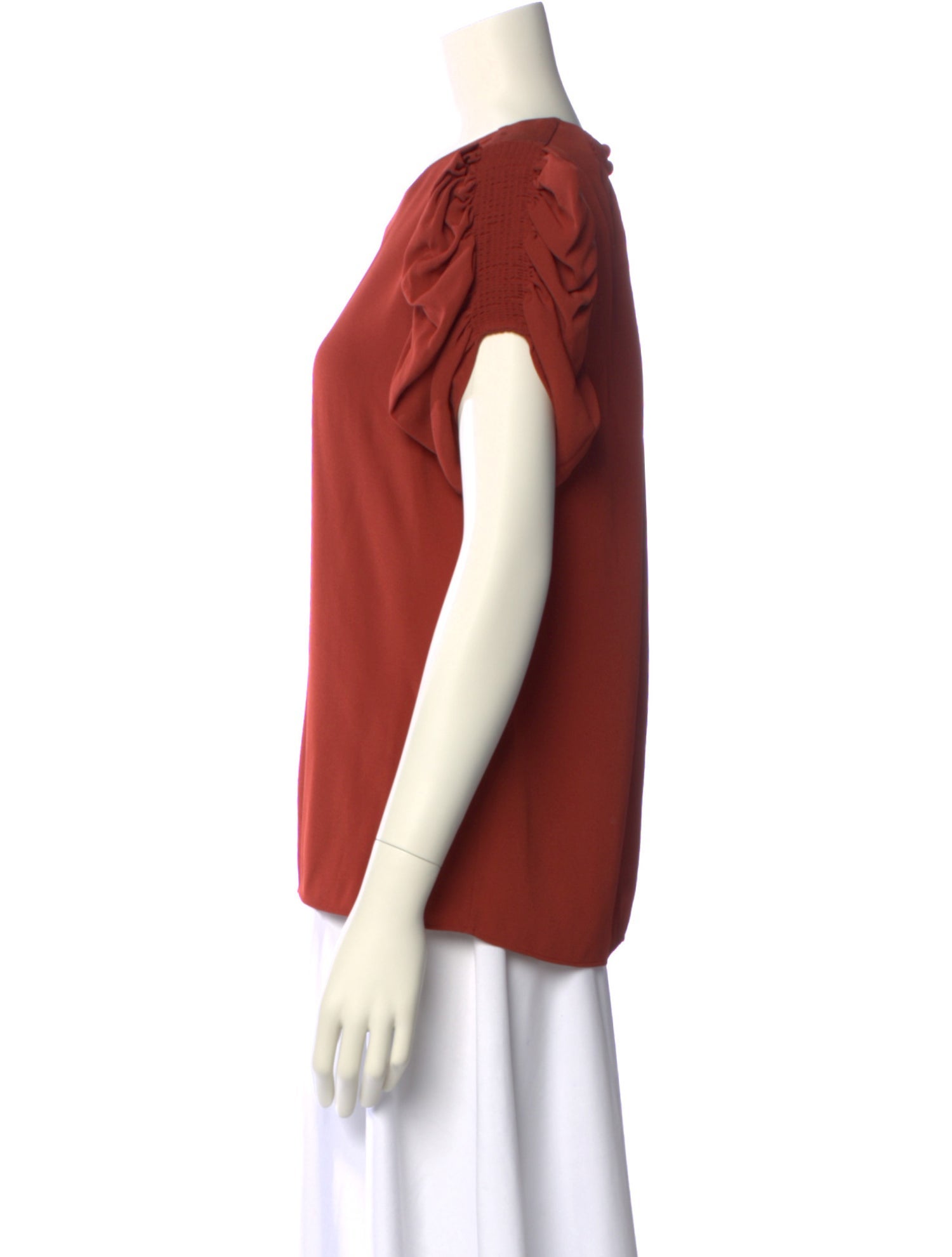 Chloé Crew Neck Short Sleeve Top