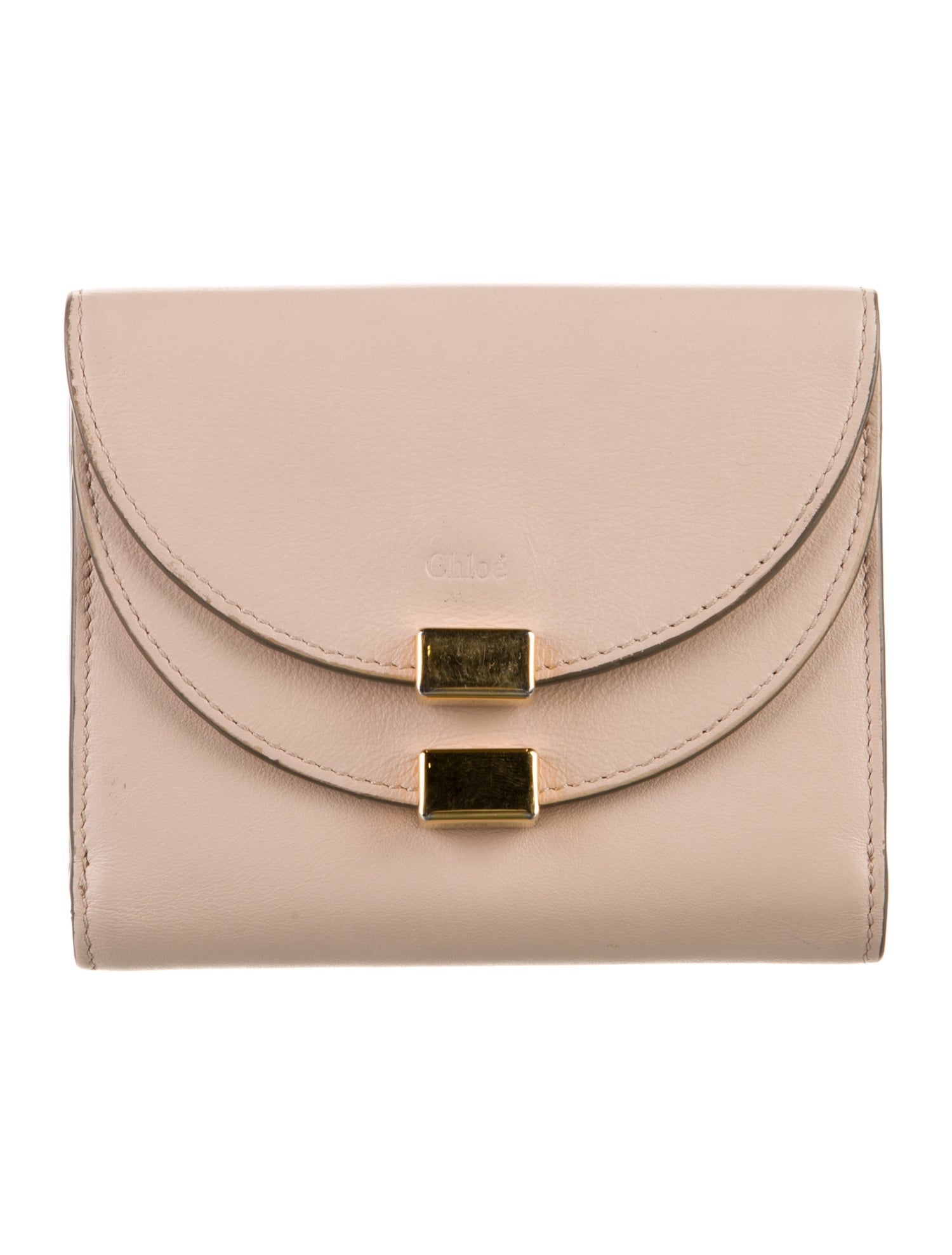 Chloé Leather Compact Wallet