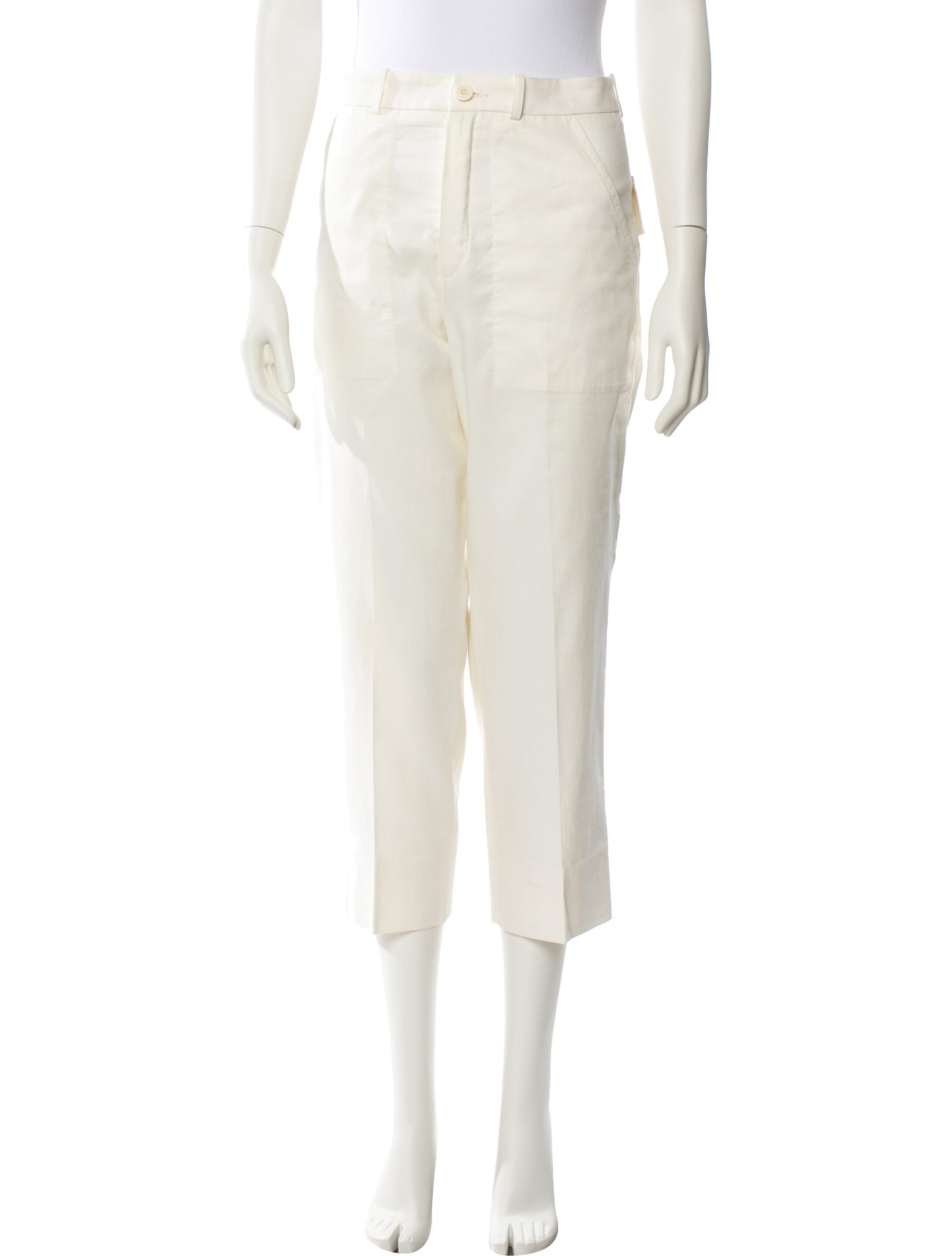 Chloé Linen Straight Leg Pants