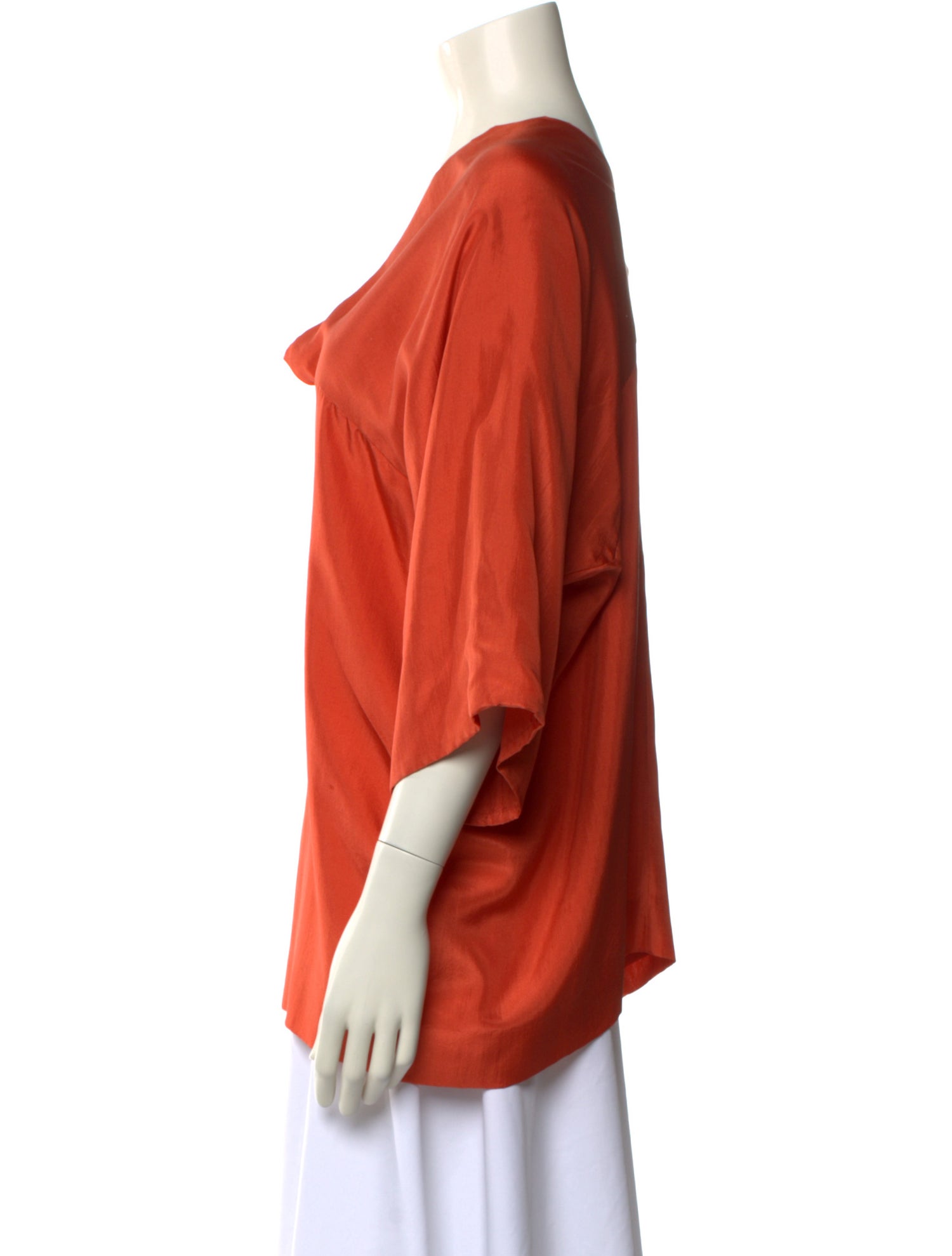 Chloé Silk V-Neck Blouse