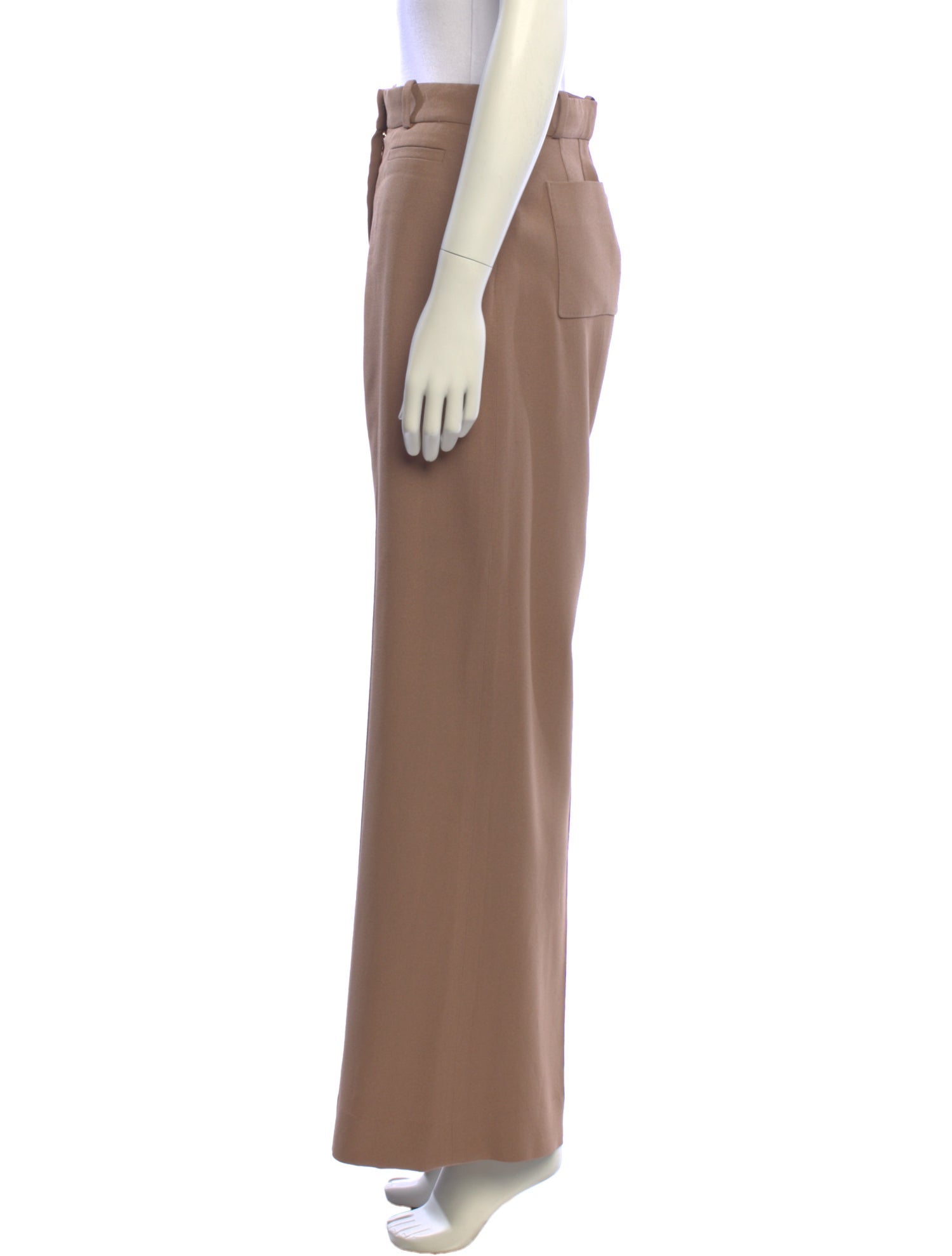 Chloé Virgin Wool Wide Leg Pants