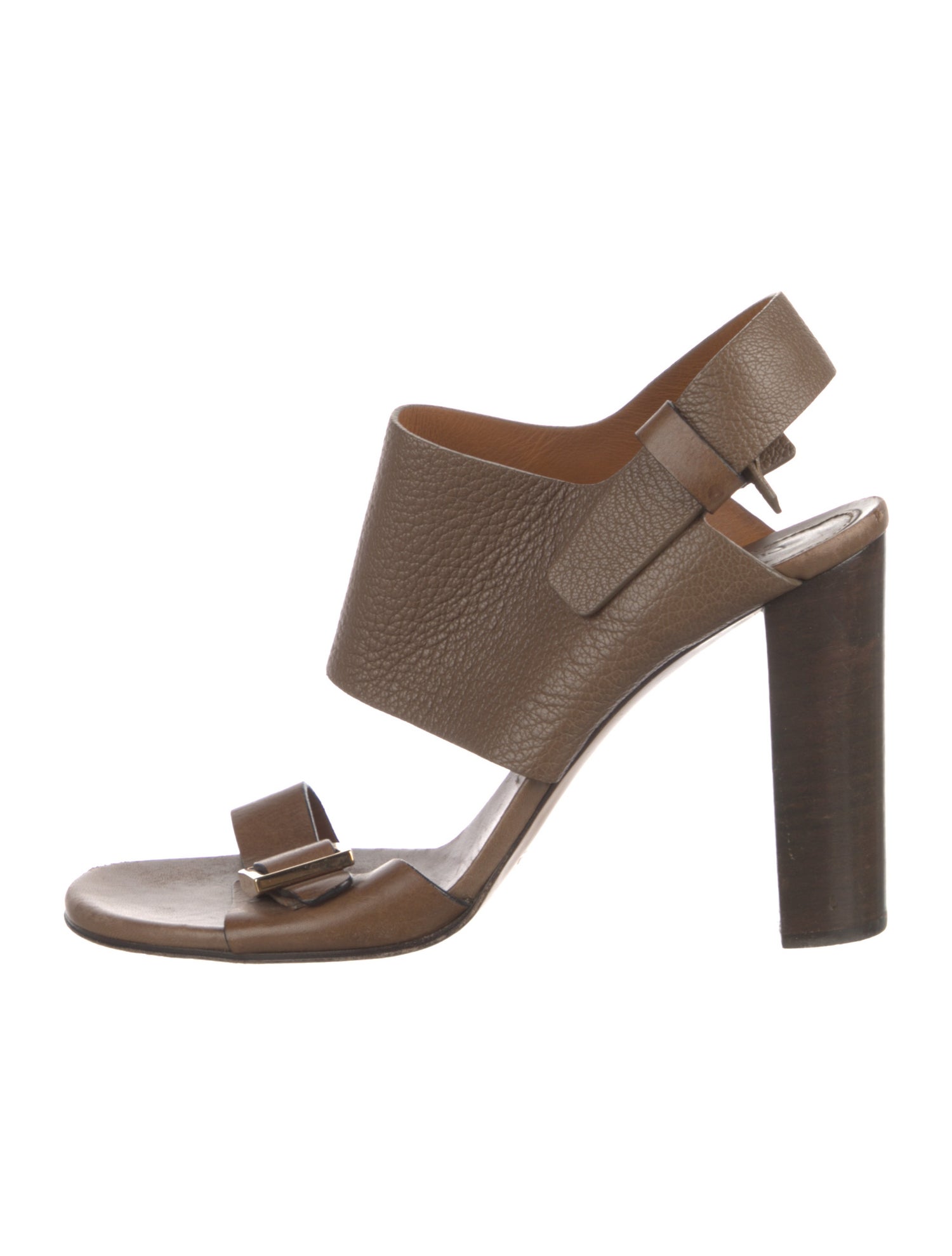 Chloé Leather Slingback Sandals