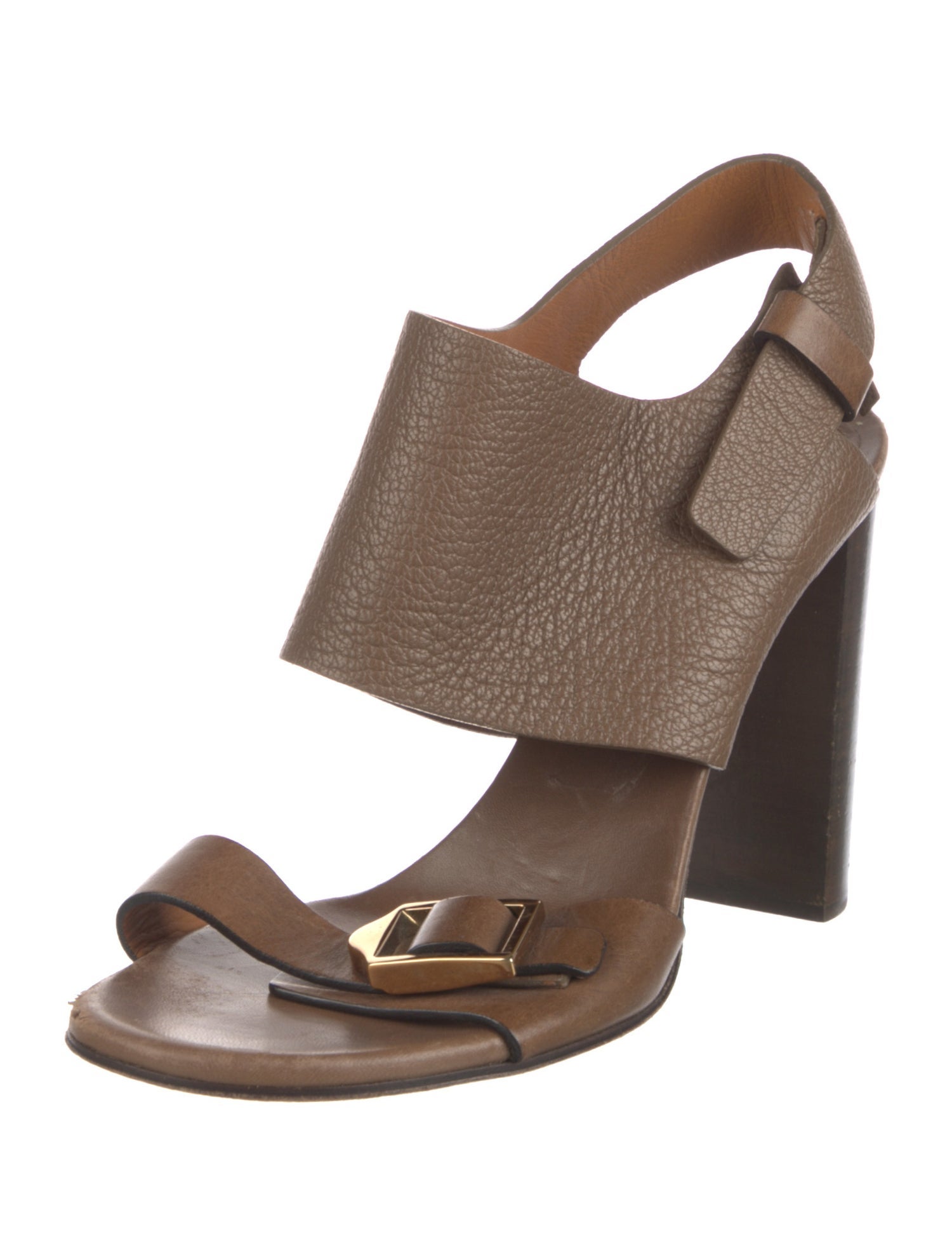 Chloé Leather Slingback Sandals