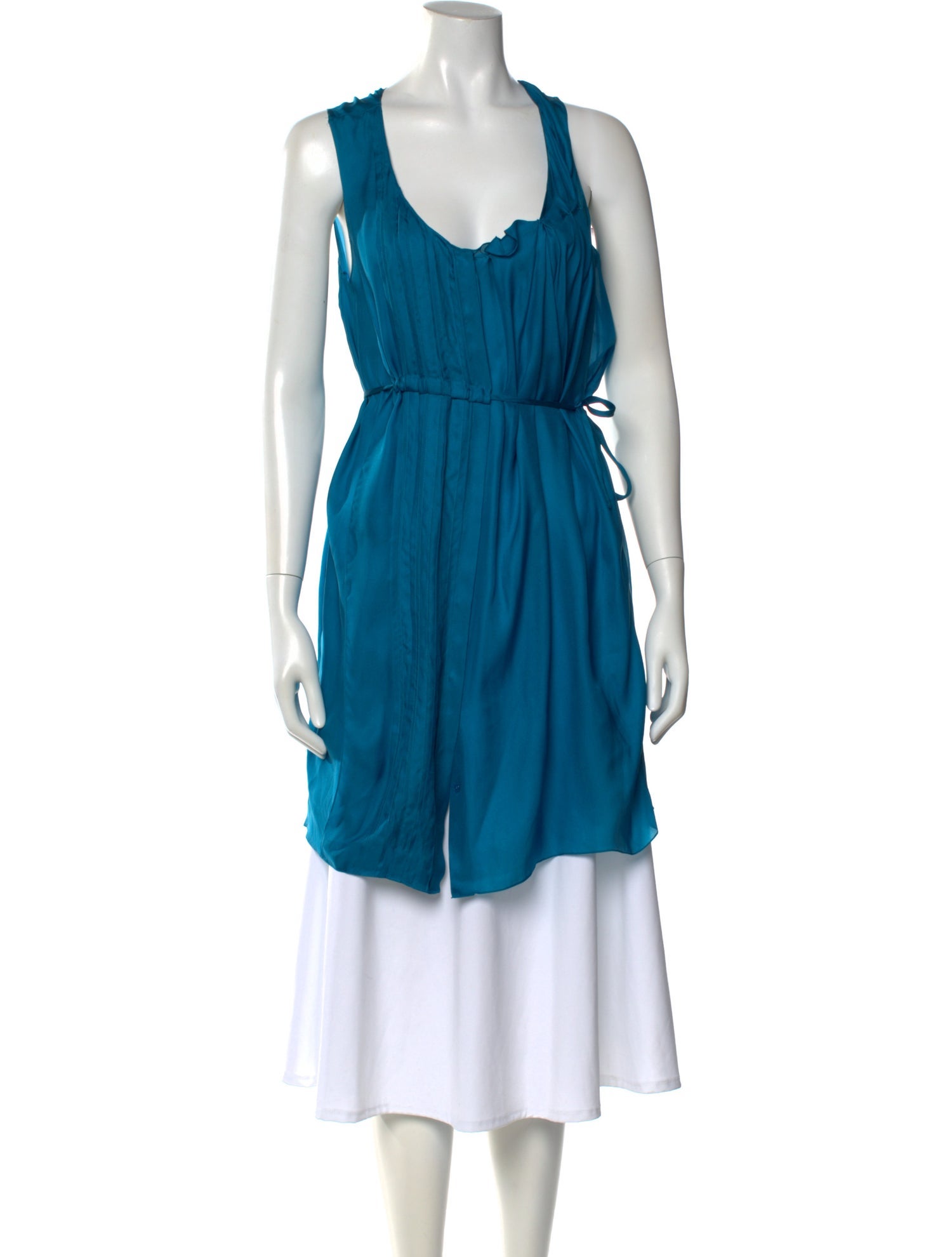 Chloé Silk Scoop Neck Top