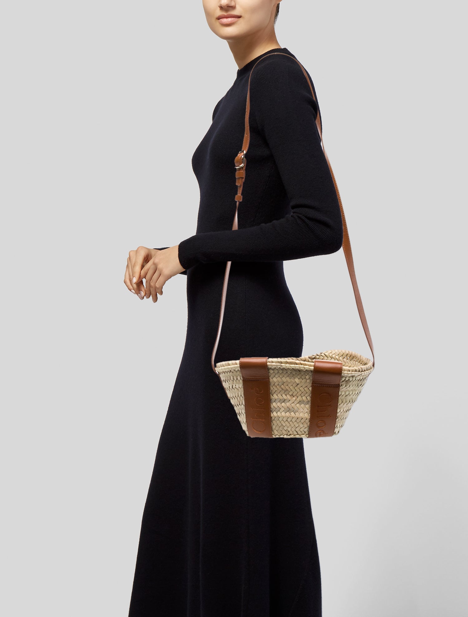 Chloé Raffia Sense Small