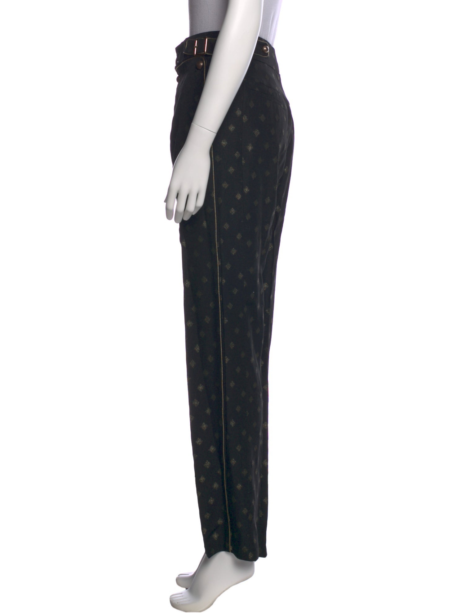 Chloé Printed Straight Leg Pants