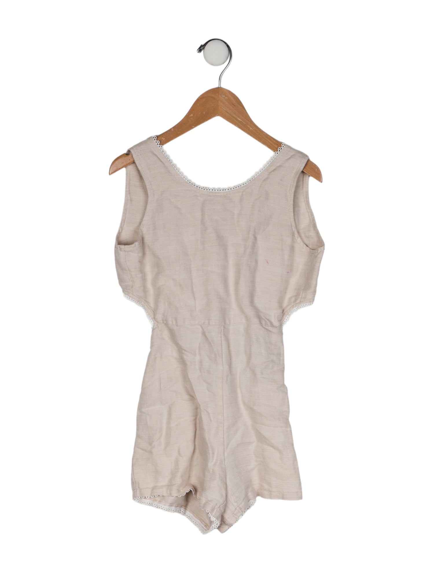 Chloé Linen-Blend Romper