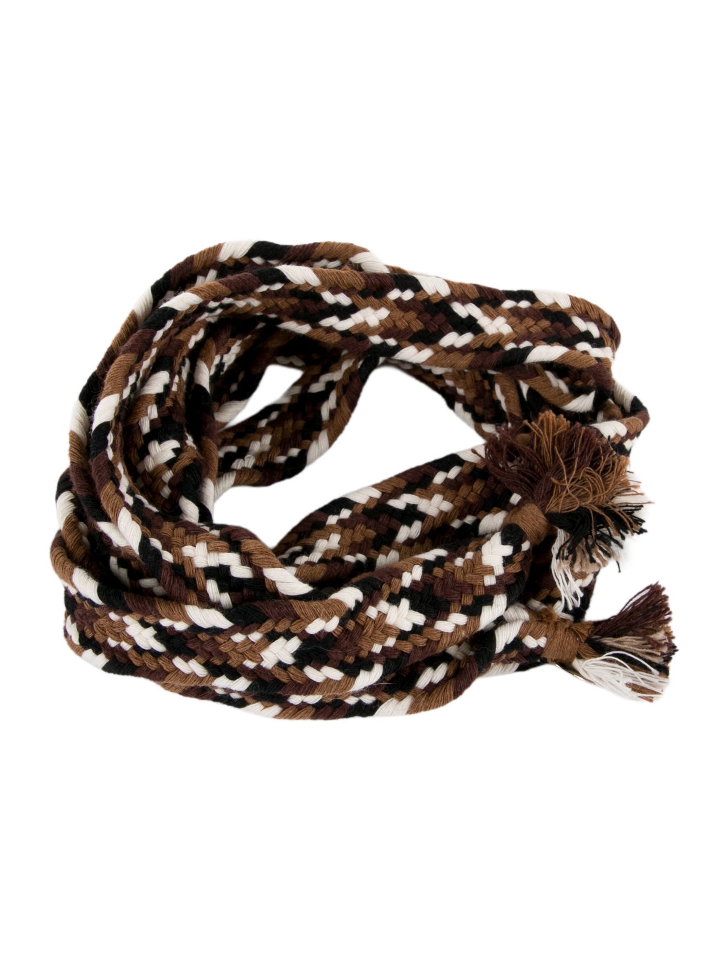 Chloé Skinny Raw-Edge Trim Waist Belt