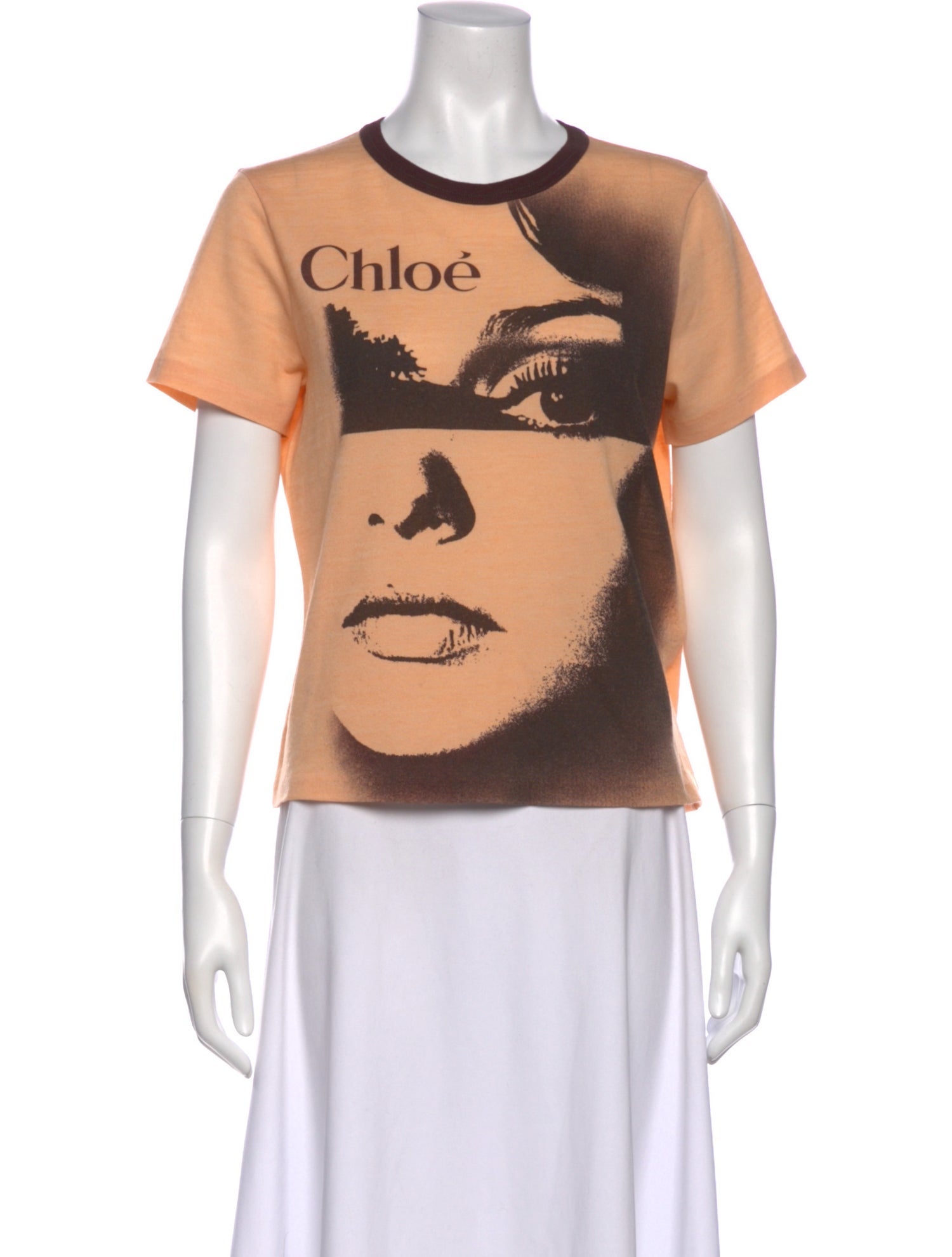 Chloé Graphic Print Crew Neck T-Shirt
