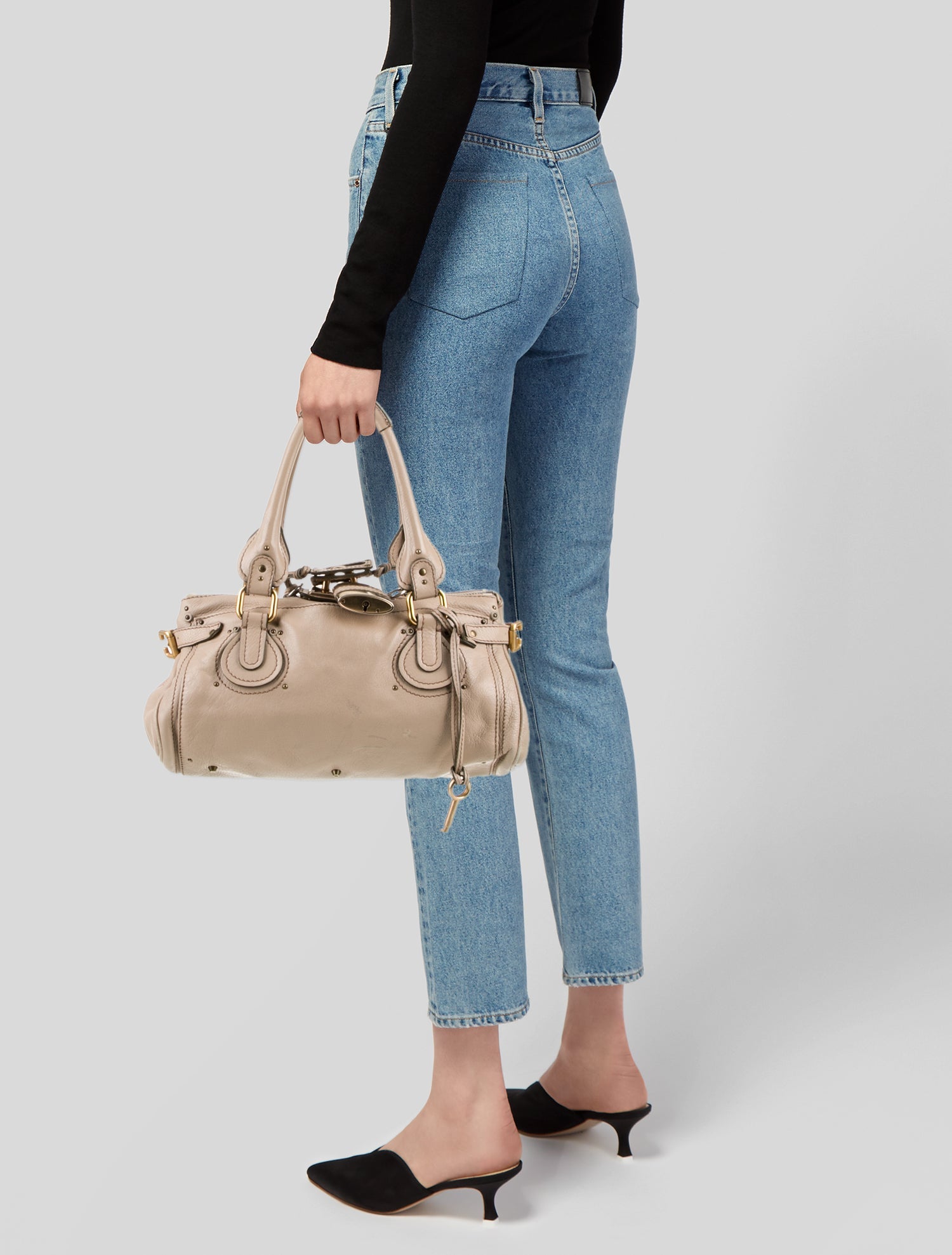 Chloé Leather Top Handle Bag