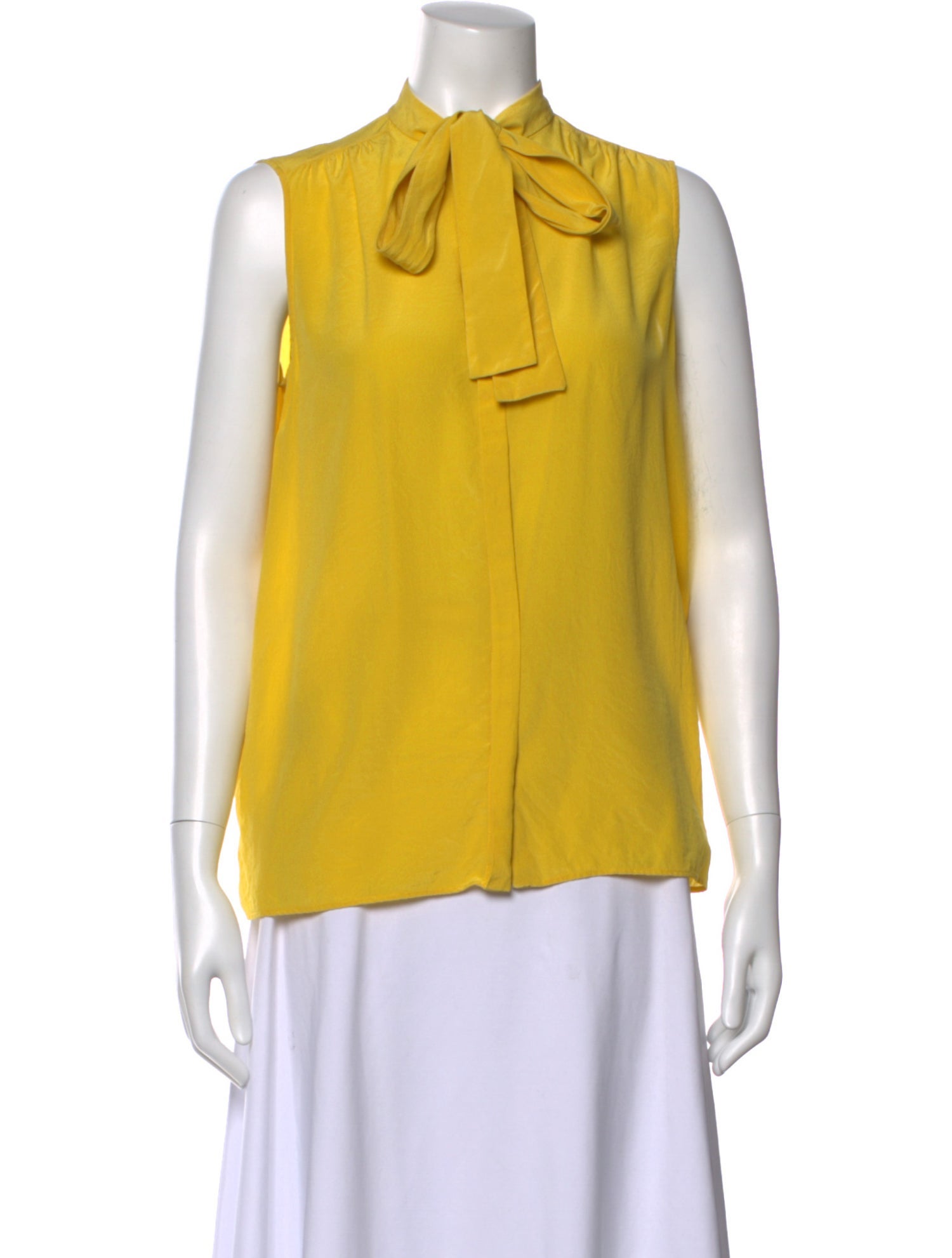 Chloé Silk Tie Neck Blouse