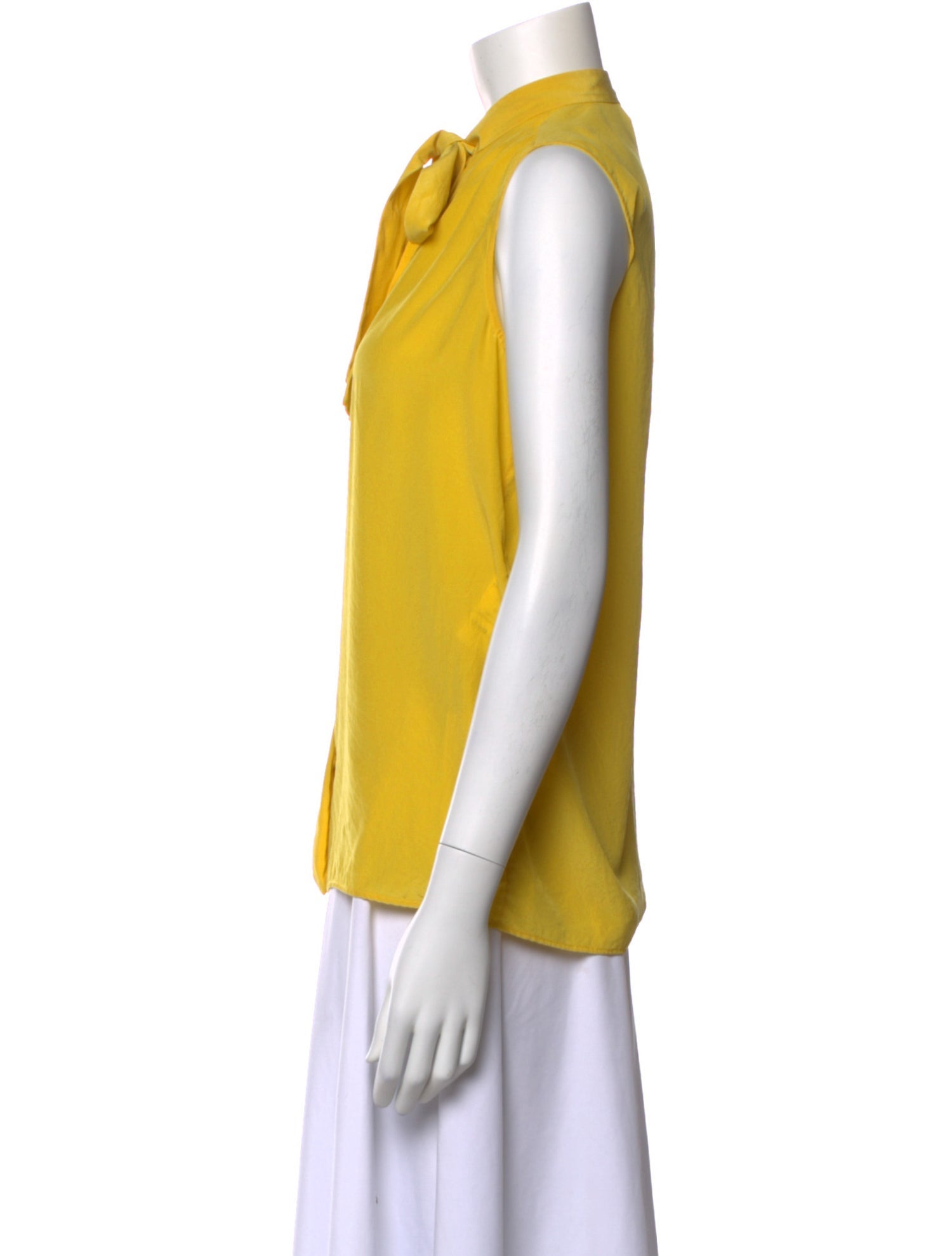 Chloé Silk Tie Neck Blouse