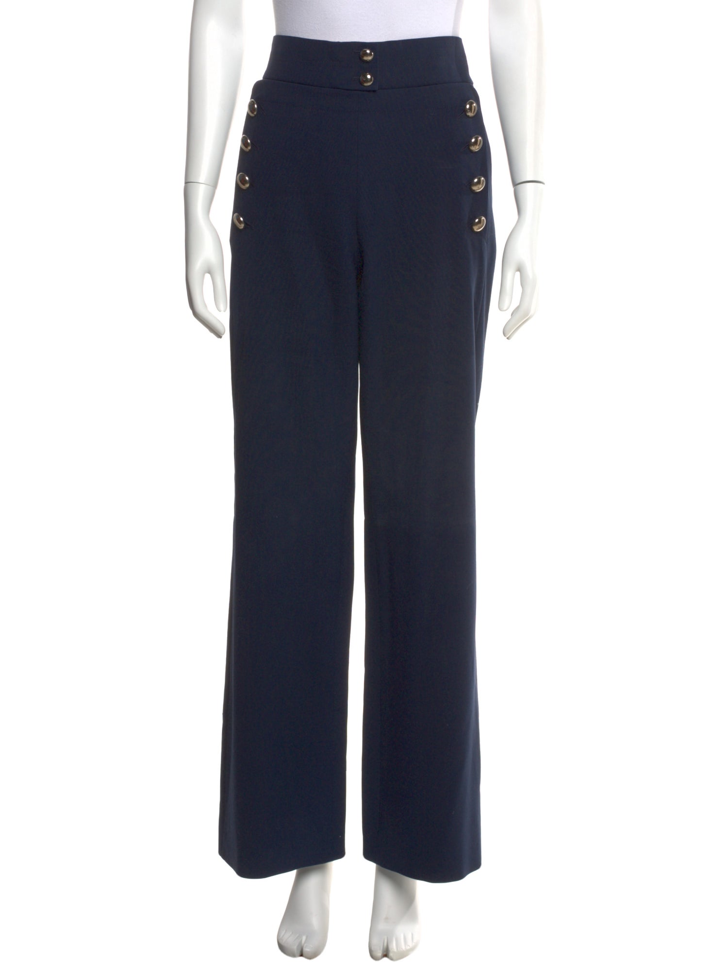 Chloé Virgin Wool Wide Leg Pants