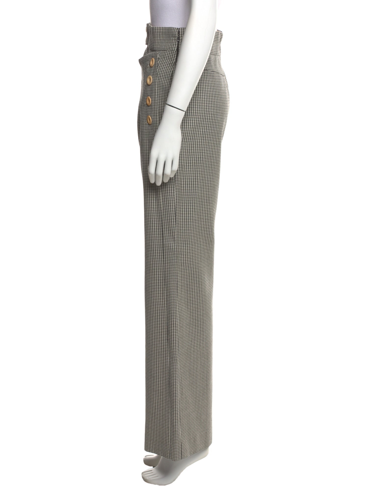 Chloé Virgin Wool Wide Leg Pants