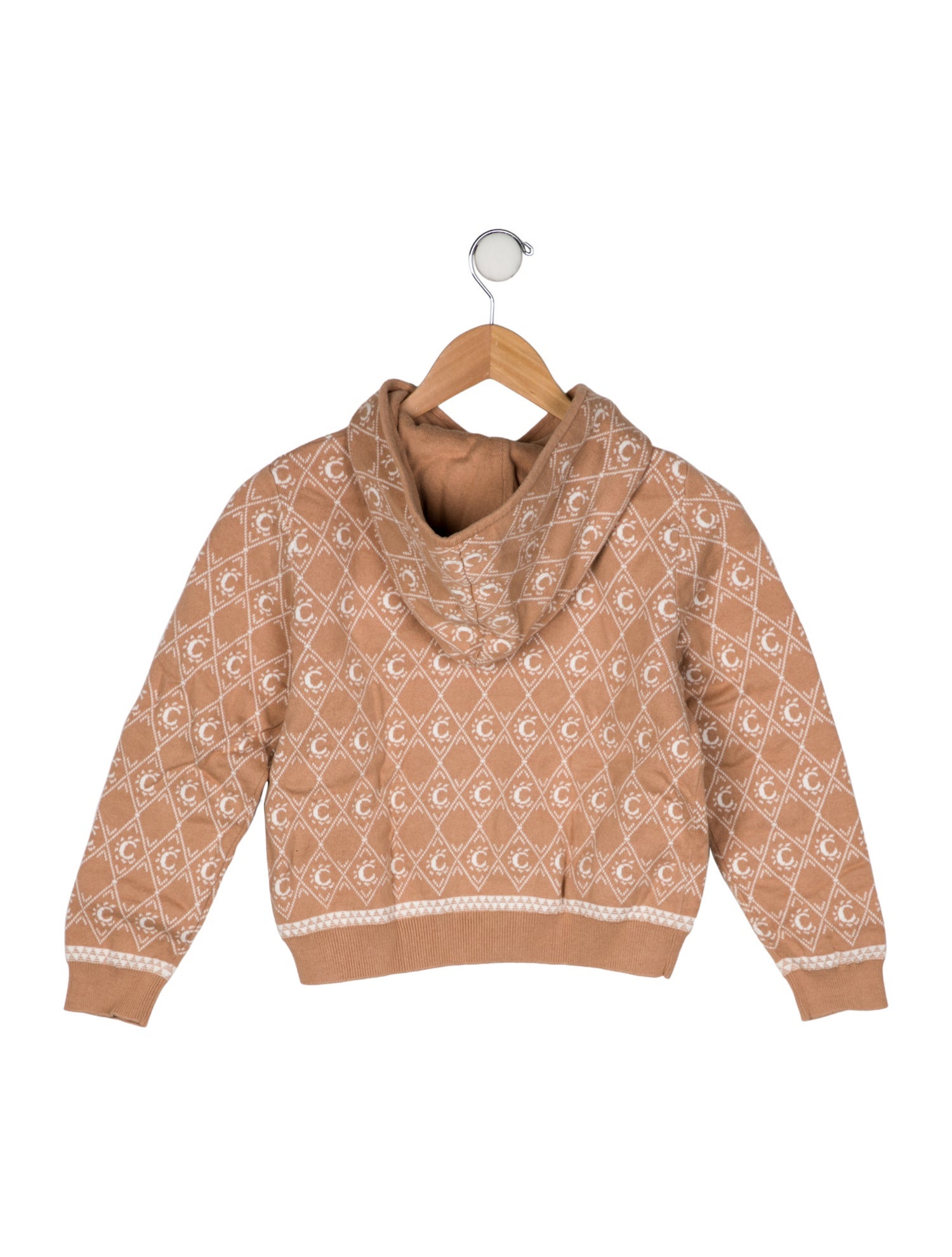 Chloé Girls' Pattern Printed Woven Hoodie