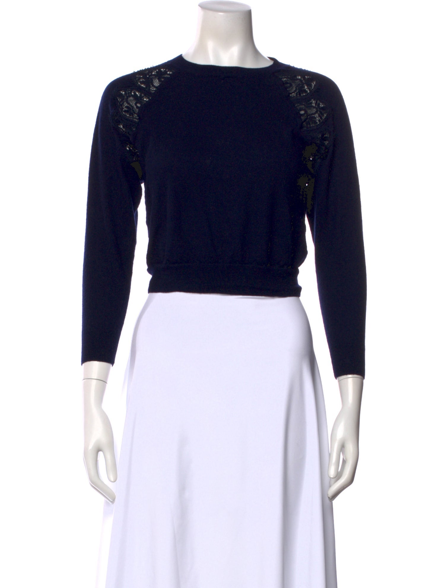 Chloé Wool Lace Pattern Top