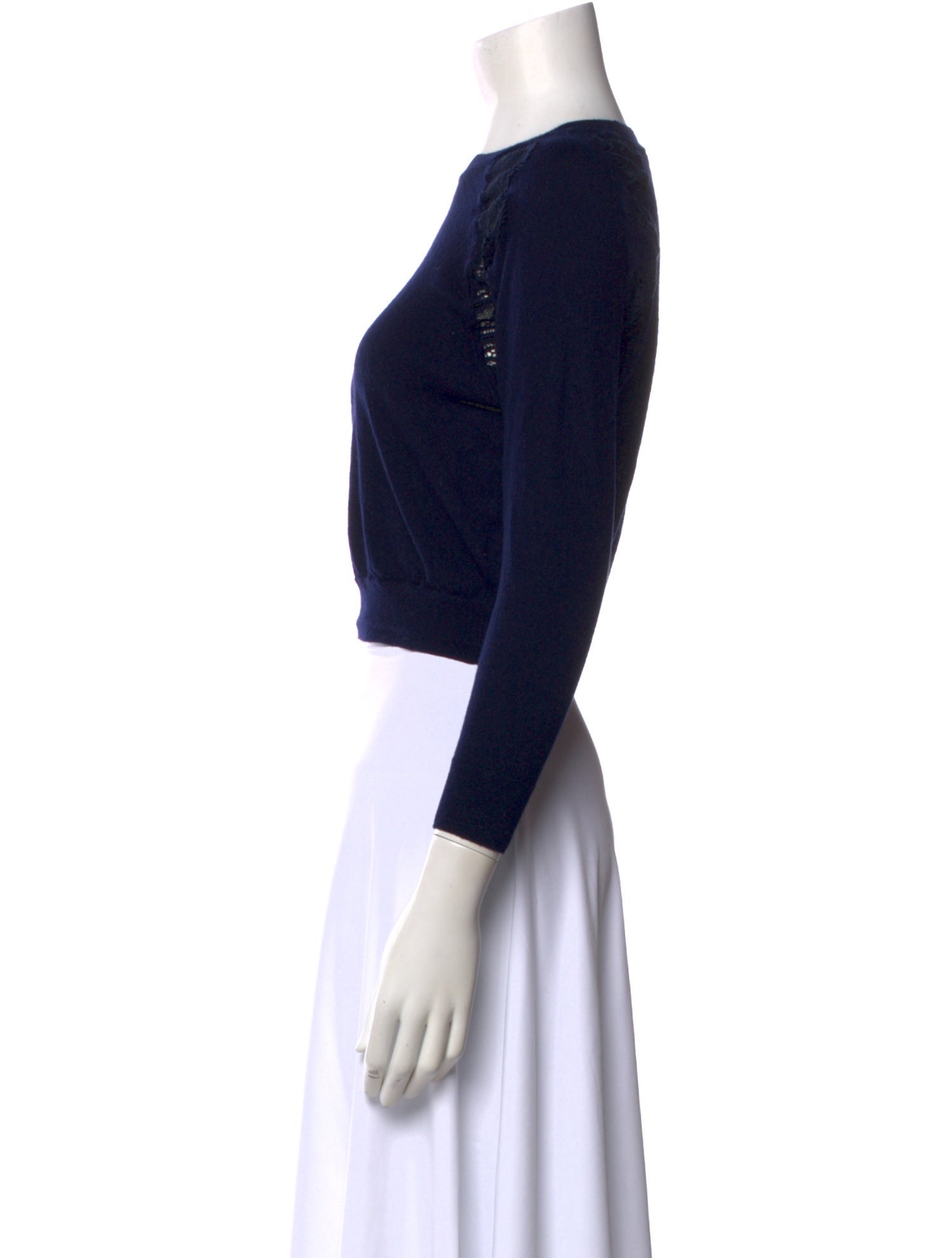 Chloé Wool Lace Pattern Top