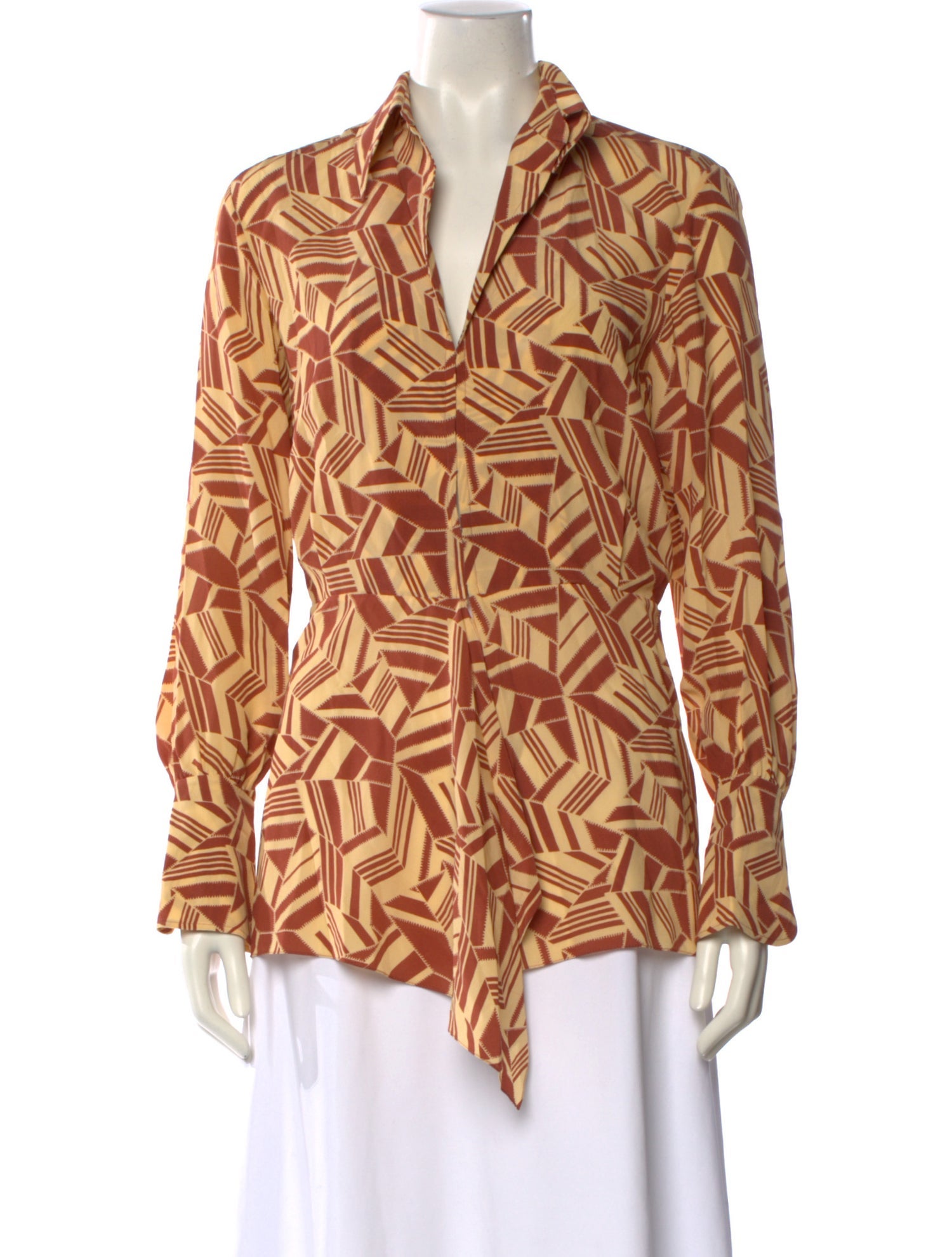 Chloé Silk Printed Blouse