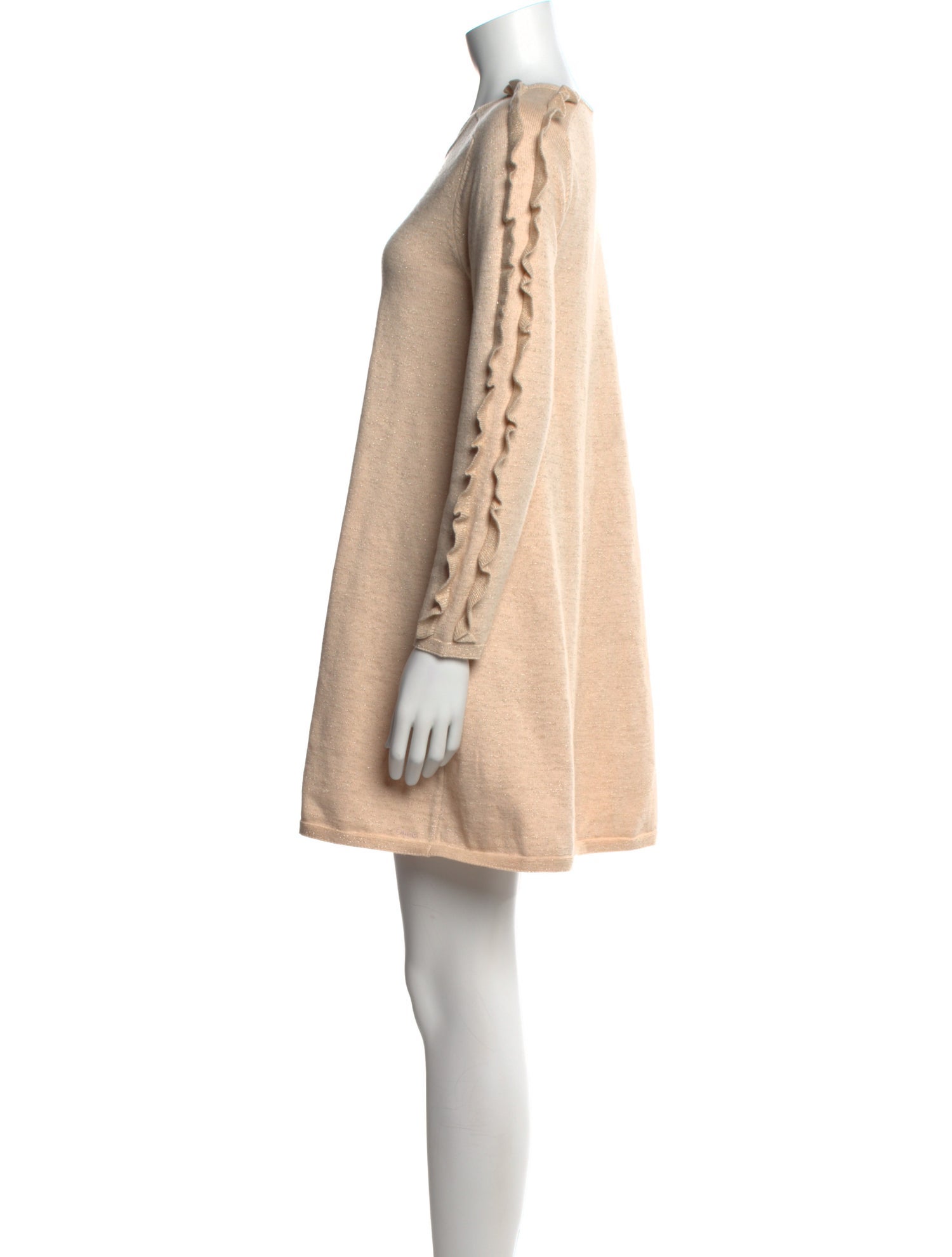 Chloé Scoop Neck Mini Dress