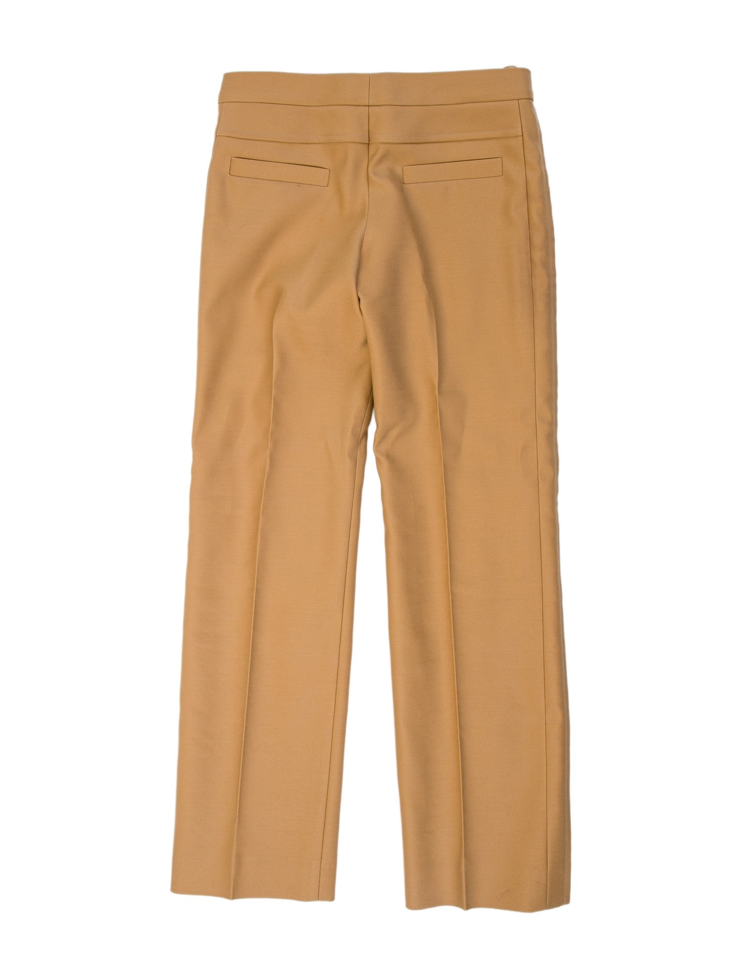 Chloé Virgin Wool Straight Leg Pants