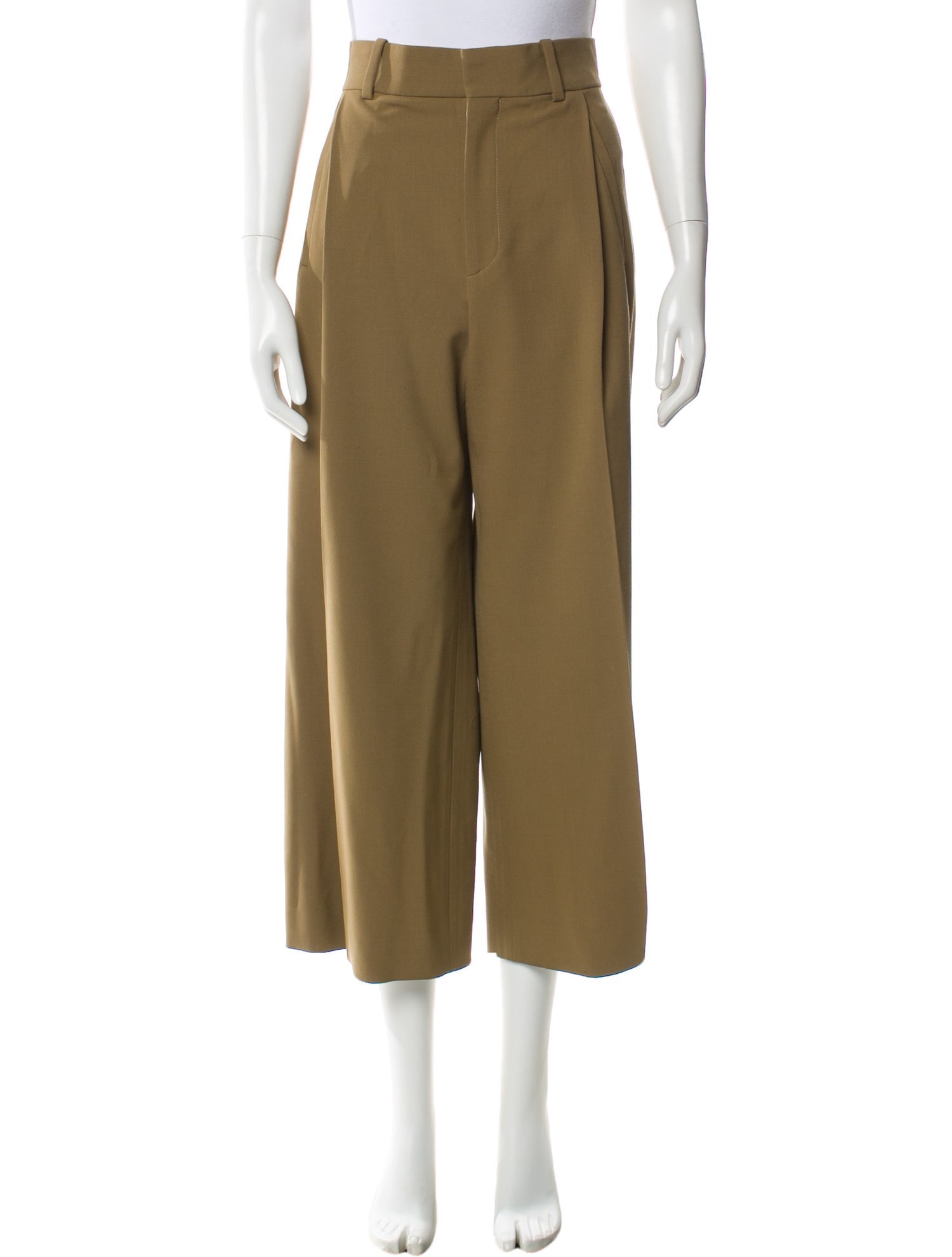 Chloé Virgin Wool Wide Leg Pants