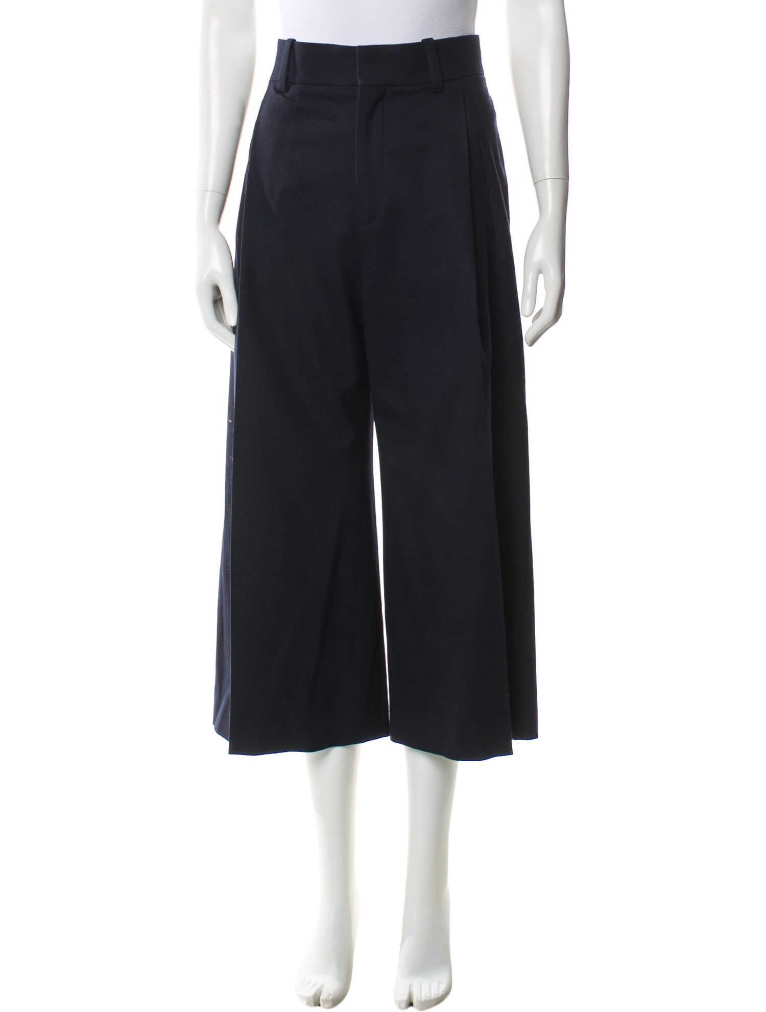 Chloé Virgin Wool Wide Leg Pants