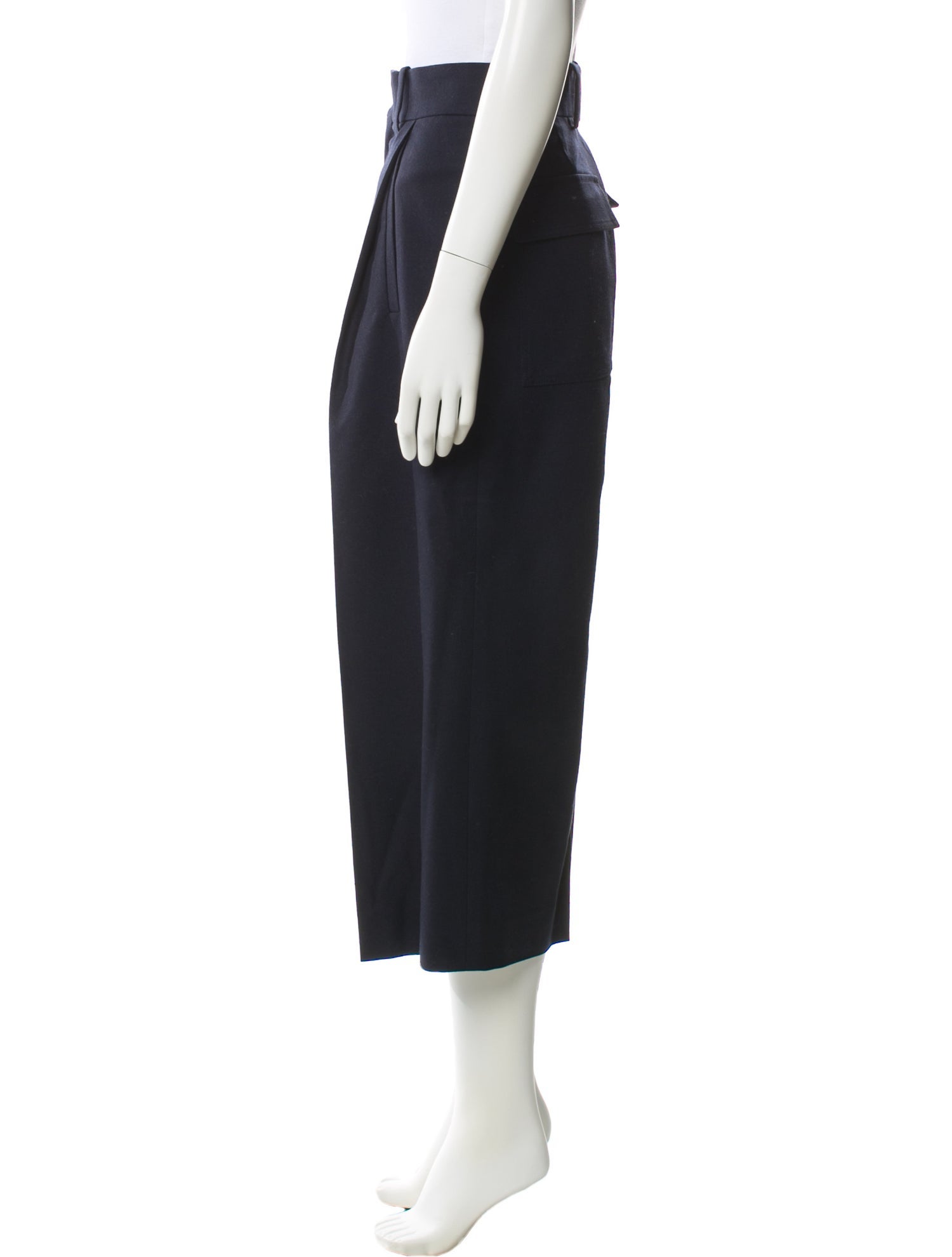 Chloé Virgin Wool Wide Leg Pants