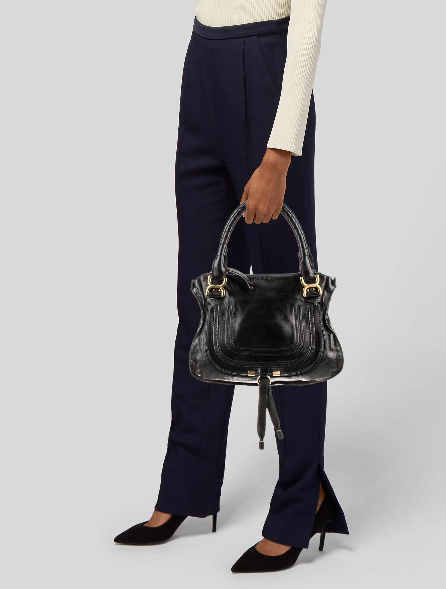 Chloé Leather Top Handle Bag