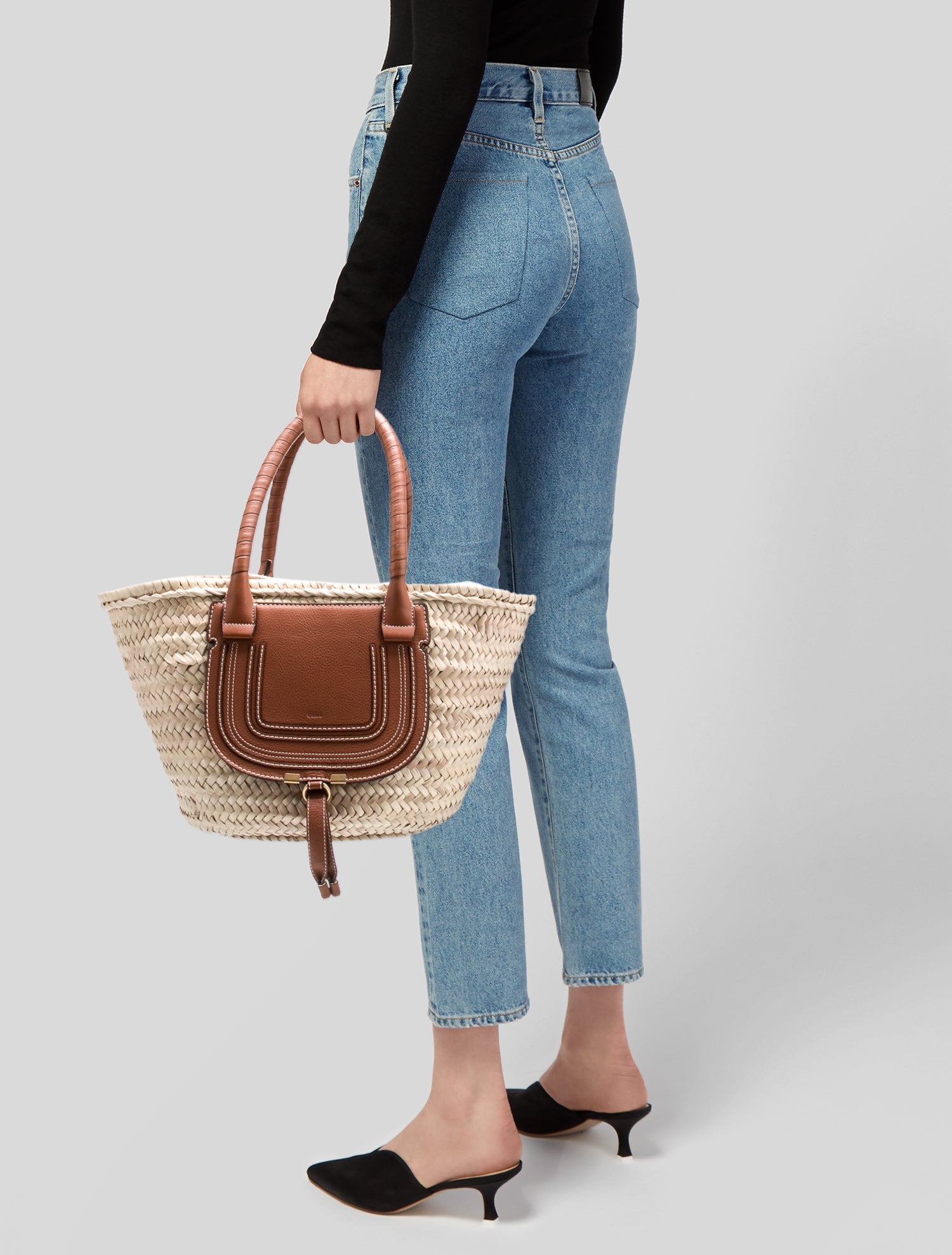Chloé Straw Crossbody Bag