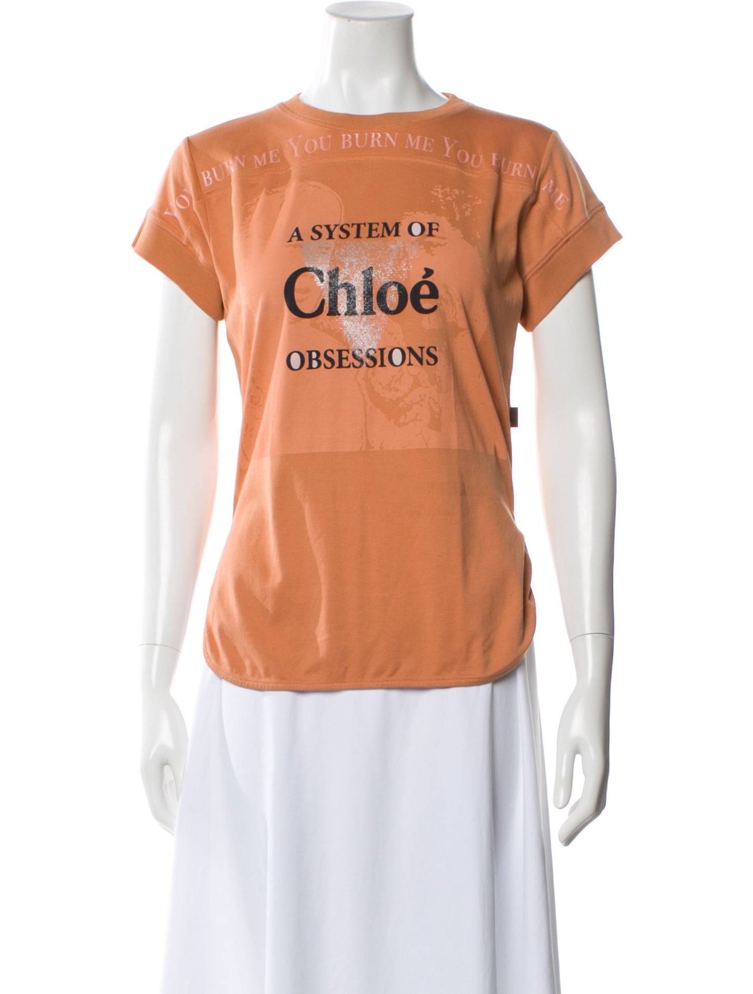 Chloé Graphic Print Crew Neck T-Shirt