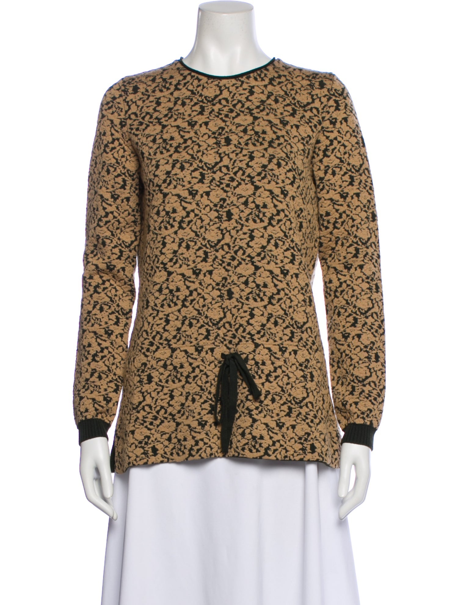 Chloé Wool Floral Print Top w/ Tags