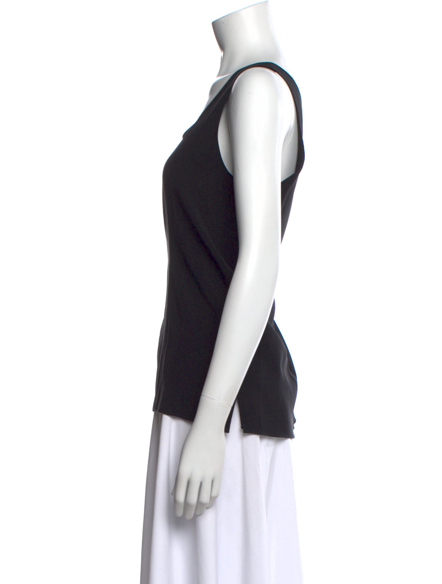 Chloé Silk Scoop Neck Top