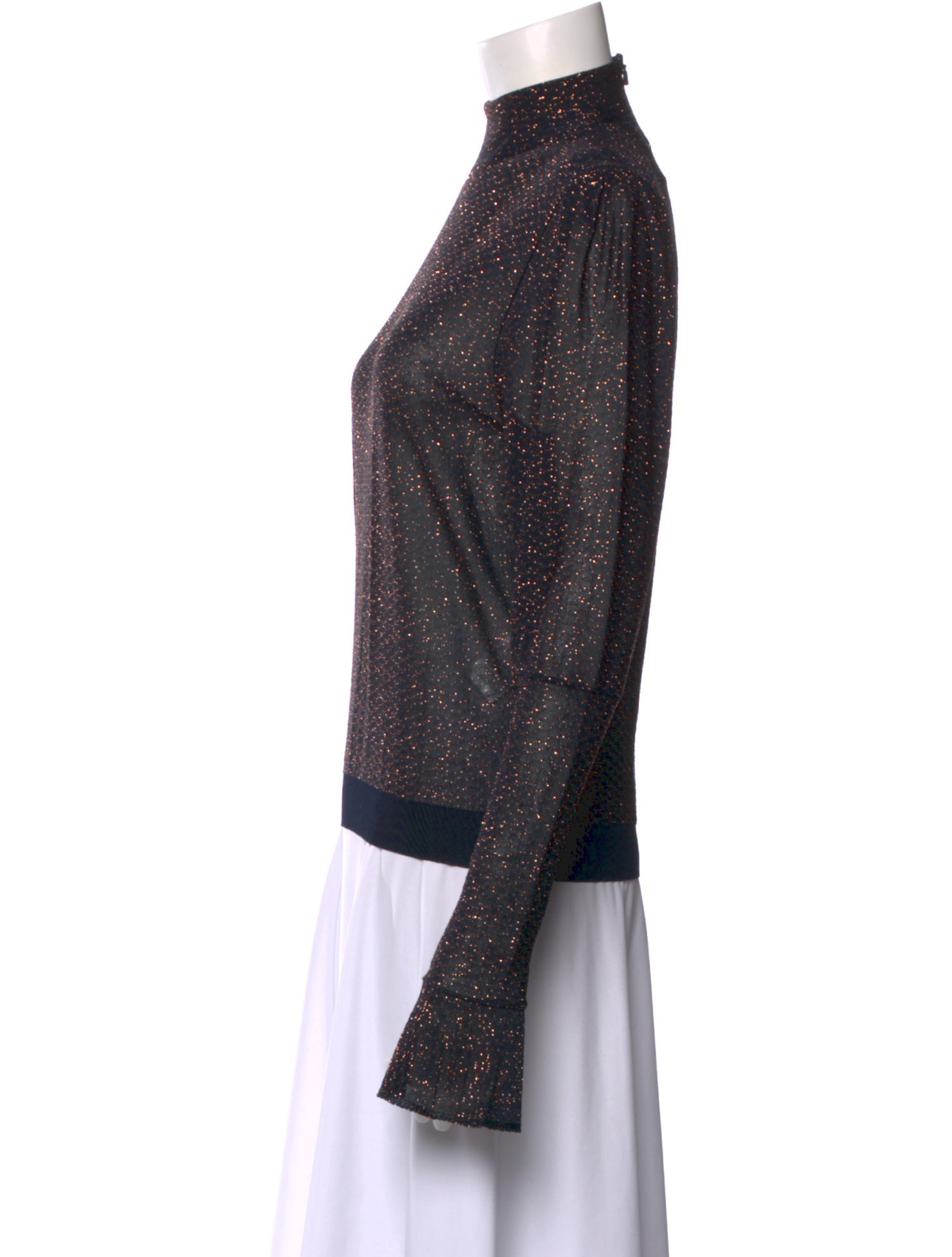 Chloé Patterned Turtleneck Top